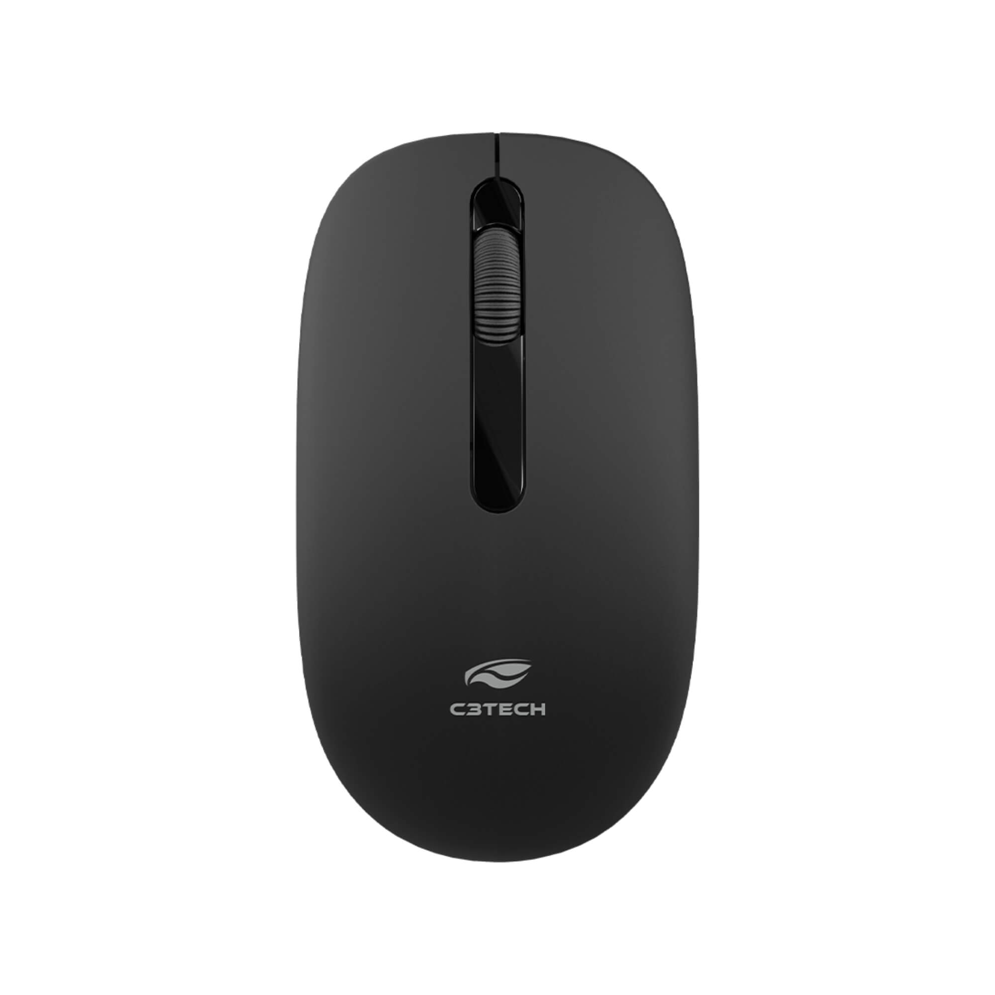 Mouse Sem Fio M-W15BK Preto C3Tech - 302023540100