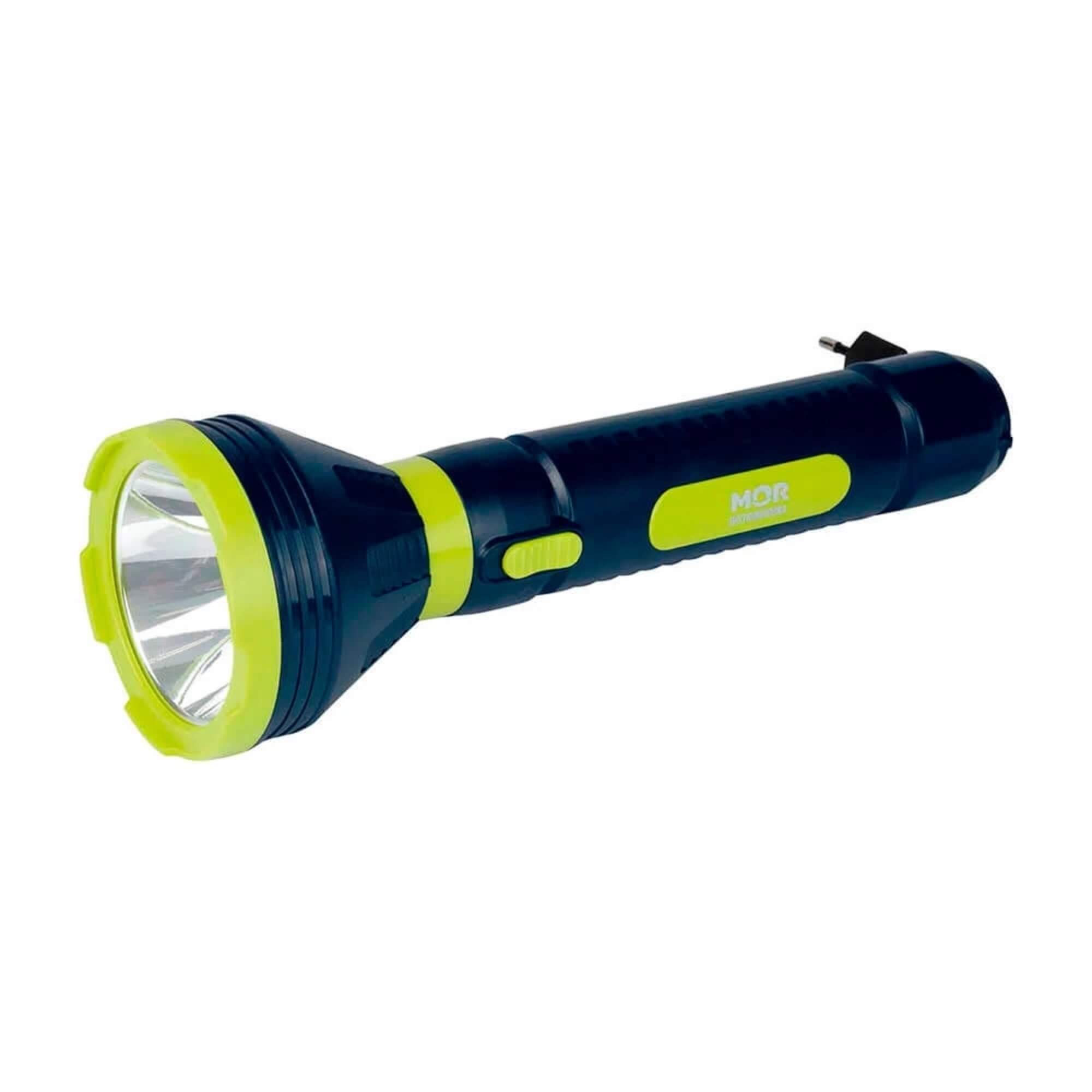Lanterna Power Led 250 Lúmens Recarregável Mor - 409183