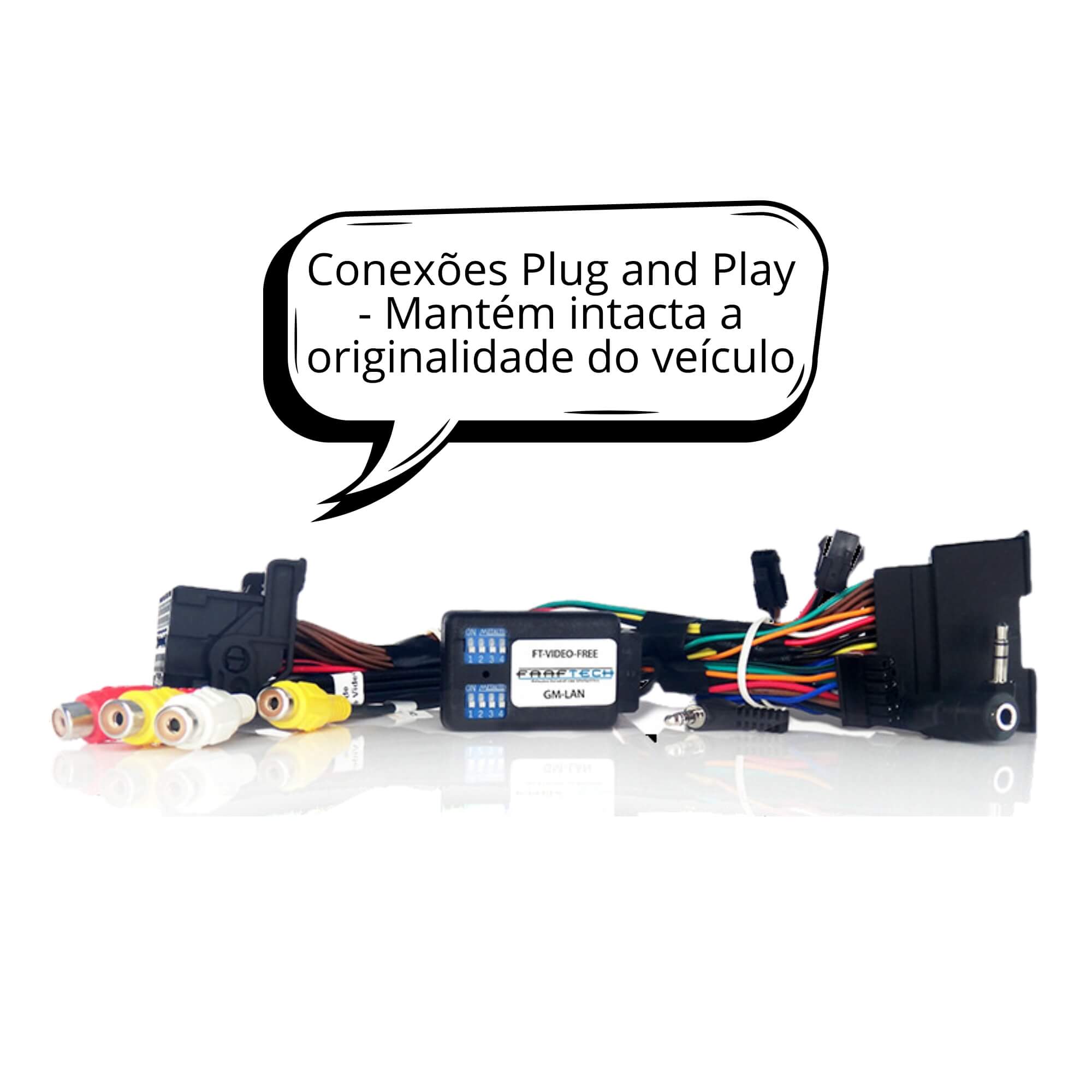 Interface de Vídeo FT-VF-GMLAN Conexões Plug and Play Função VIM (USB) Faaftech - 280