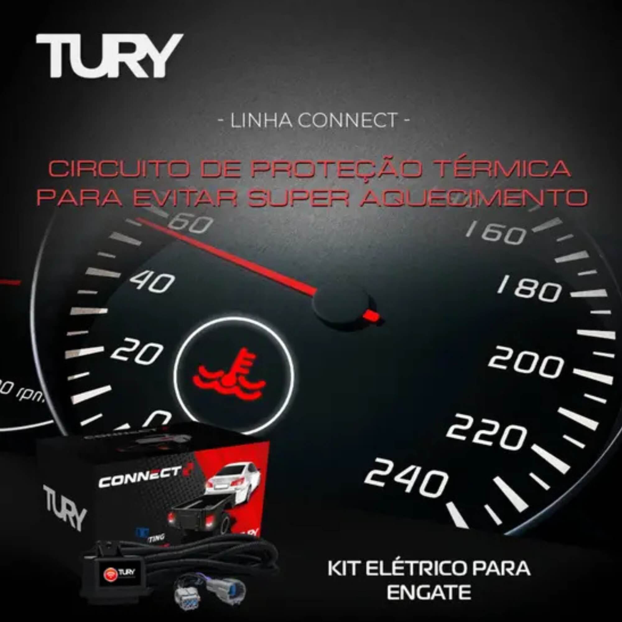 Módulo de Proteção Elétrica p/ Engate PA Tury  - CONNECT5.2