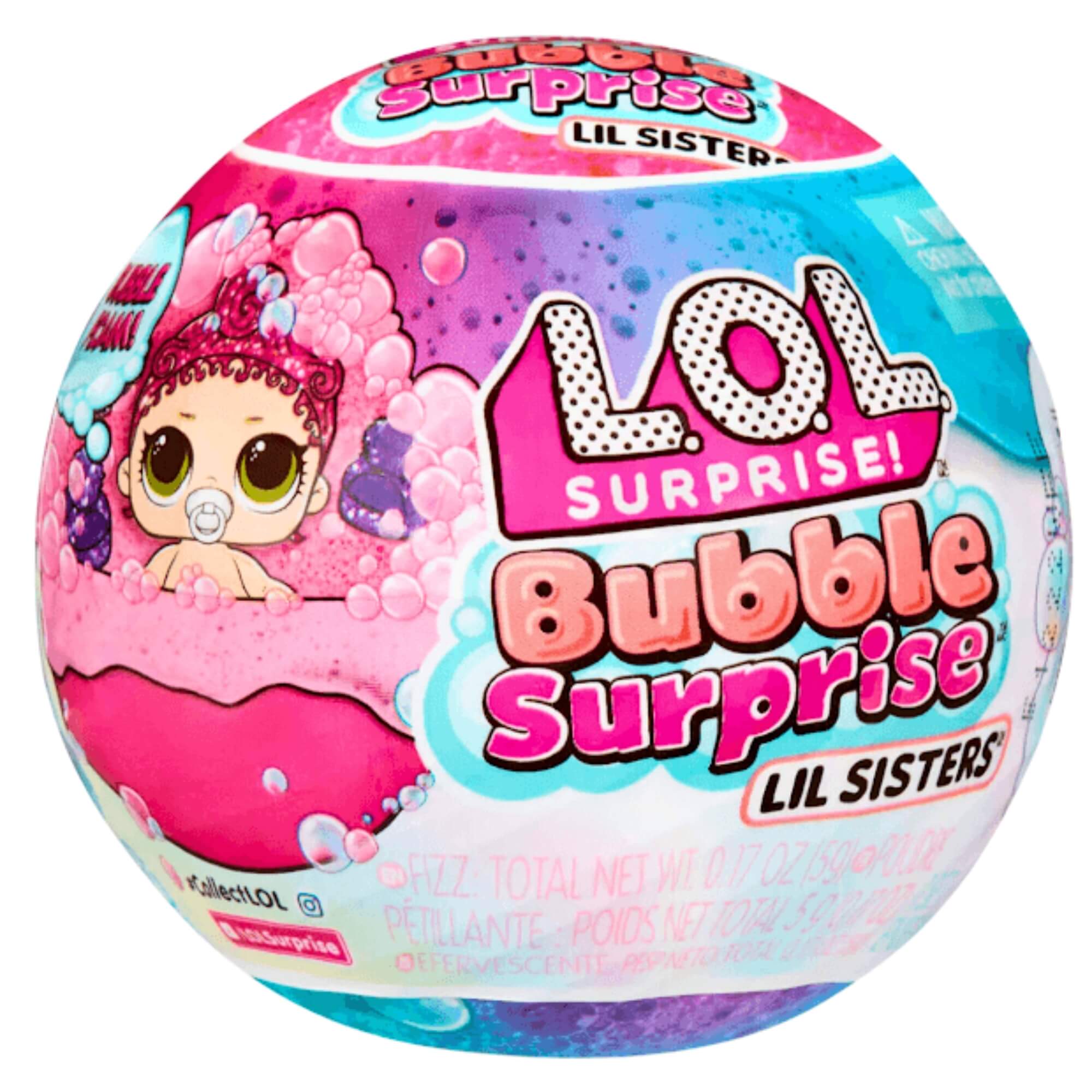 Boneca LOL Surprise Bubble Surprise Lil Sisters 1 Unidade Surpresa Sortida MGA - 4222119791