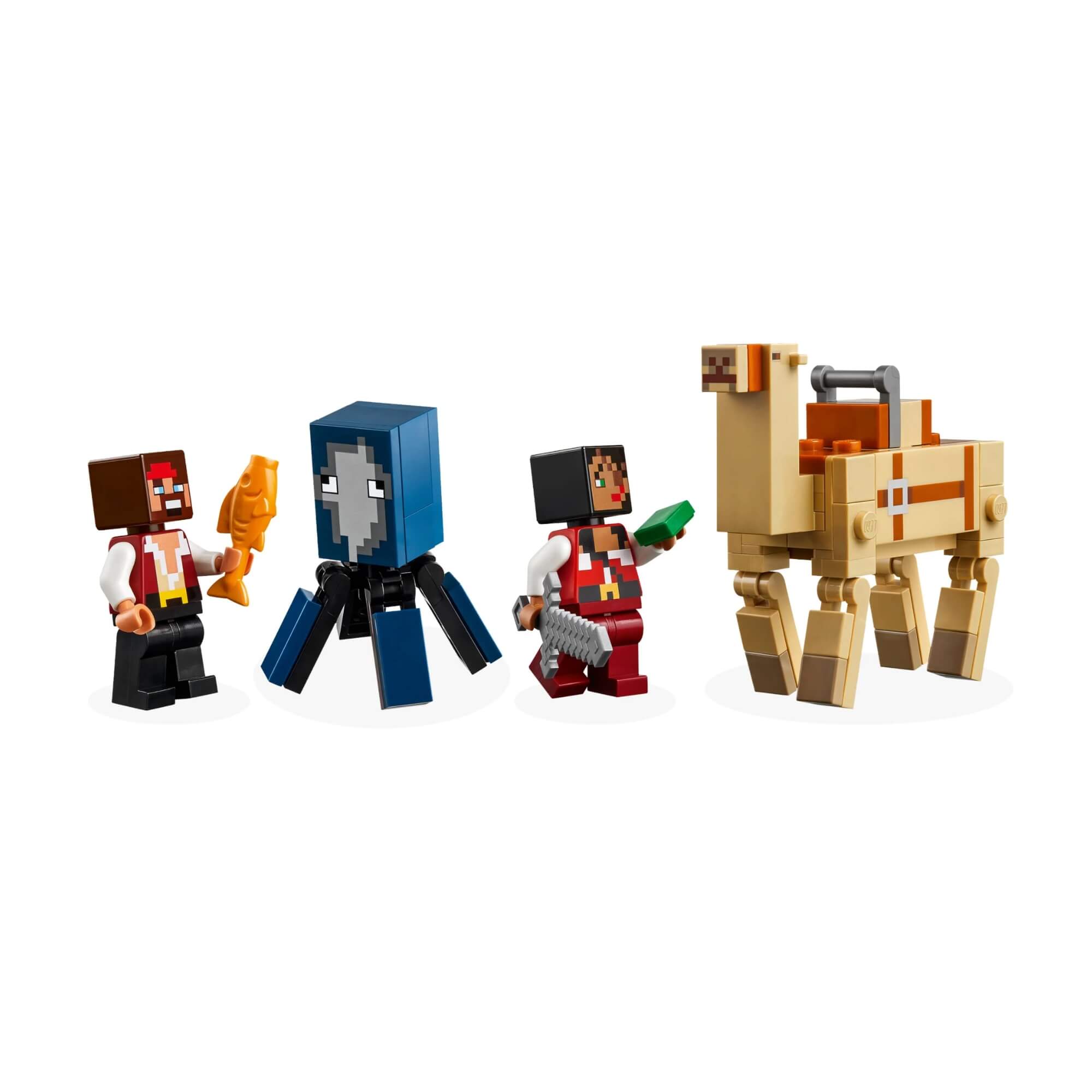 LEGO Minecraft A Viagem do Navio Pirata 166 Peças Brinquedo - 4111121259