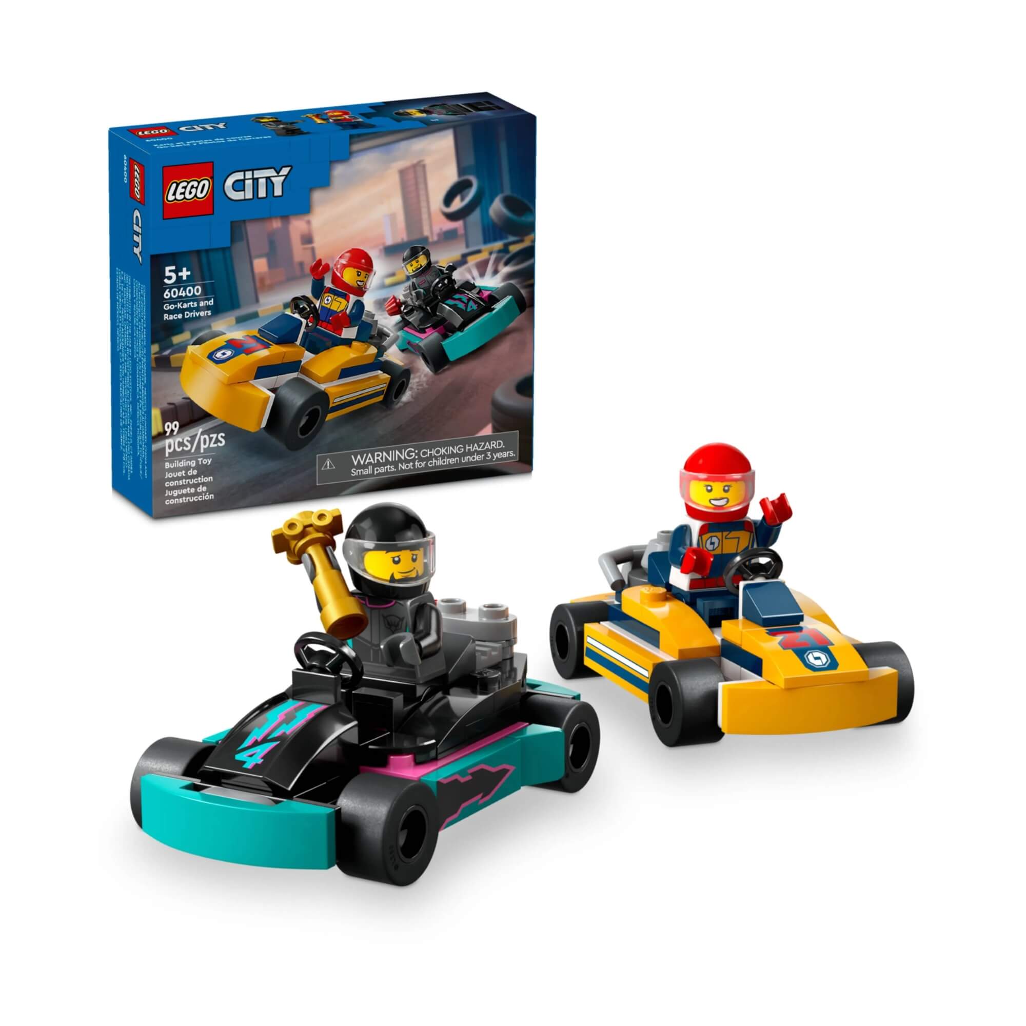 LEGO City Karts e Pilotos de Corrida 99 Peças - 4111160400