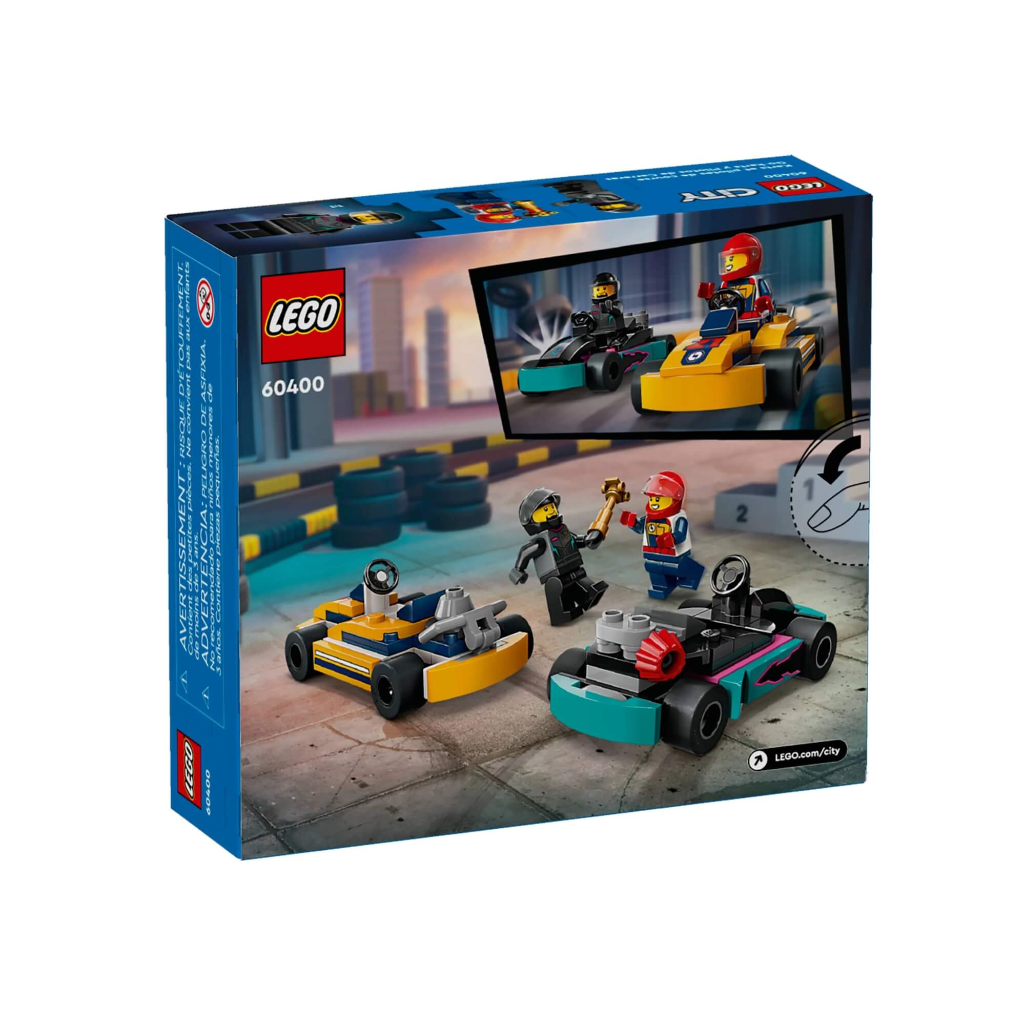 LEGO City Karts e Pilotos de Corrida 99 Peças - 4111160400