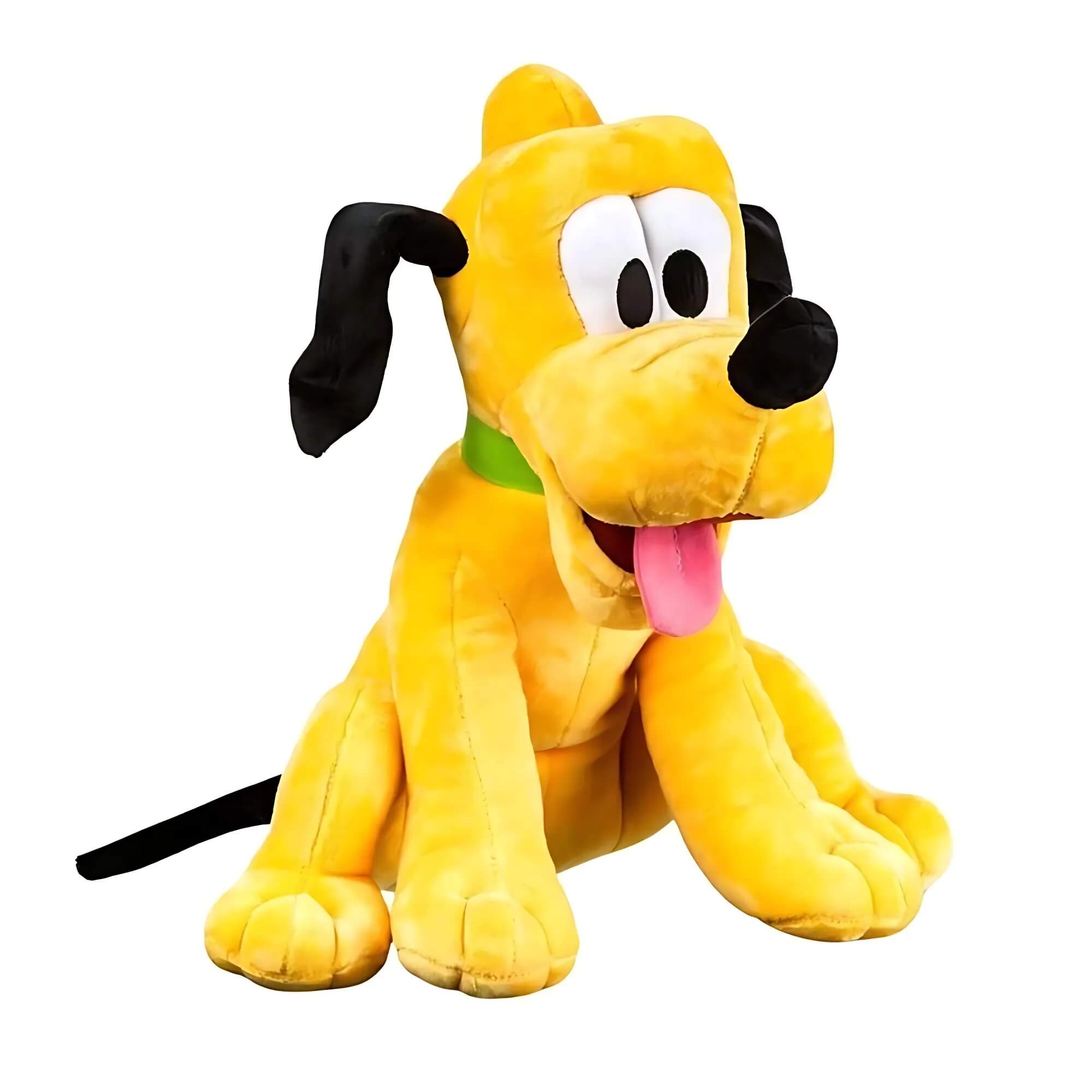 Pelúcia Pluto Amarelo 30cm C/ Mecanismo Orelhas Abre e Fecha Multikids - BR2351