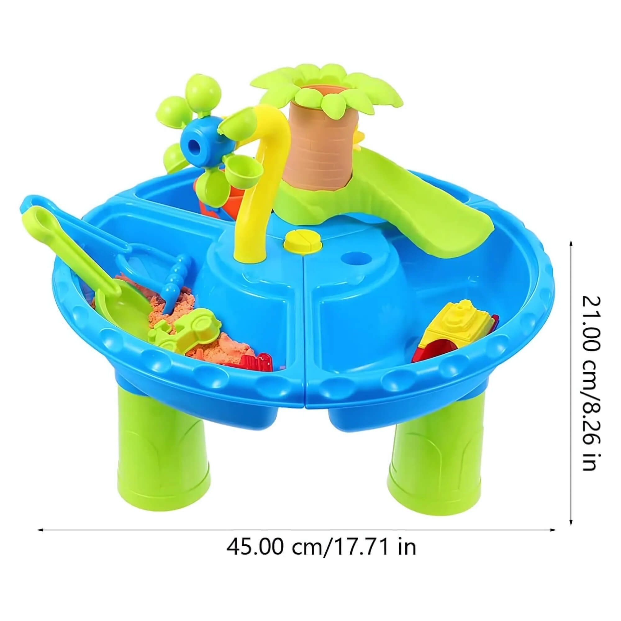 Brinquedo Infantil Mesa de Água e Areia Play 21 Peças Xalingo - 62554