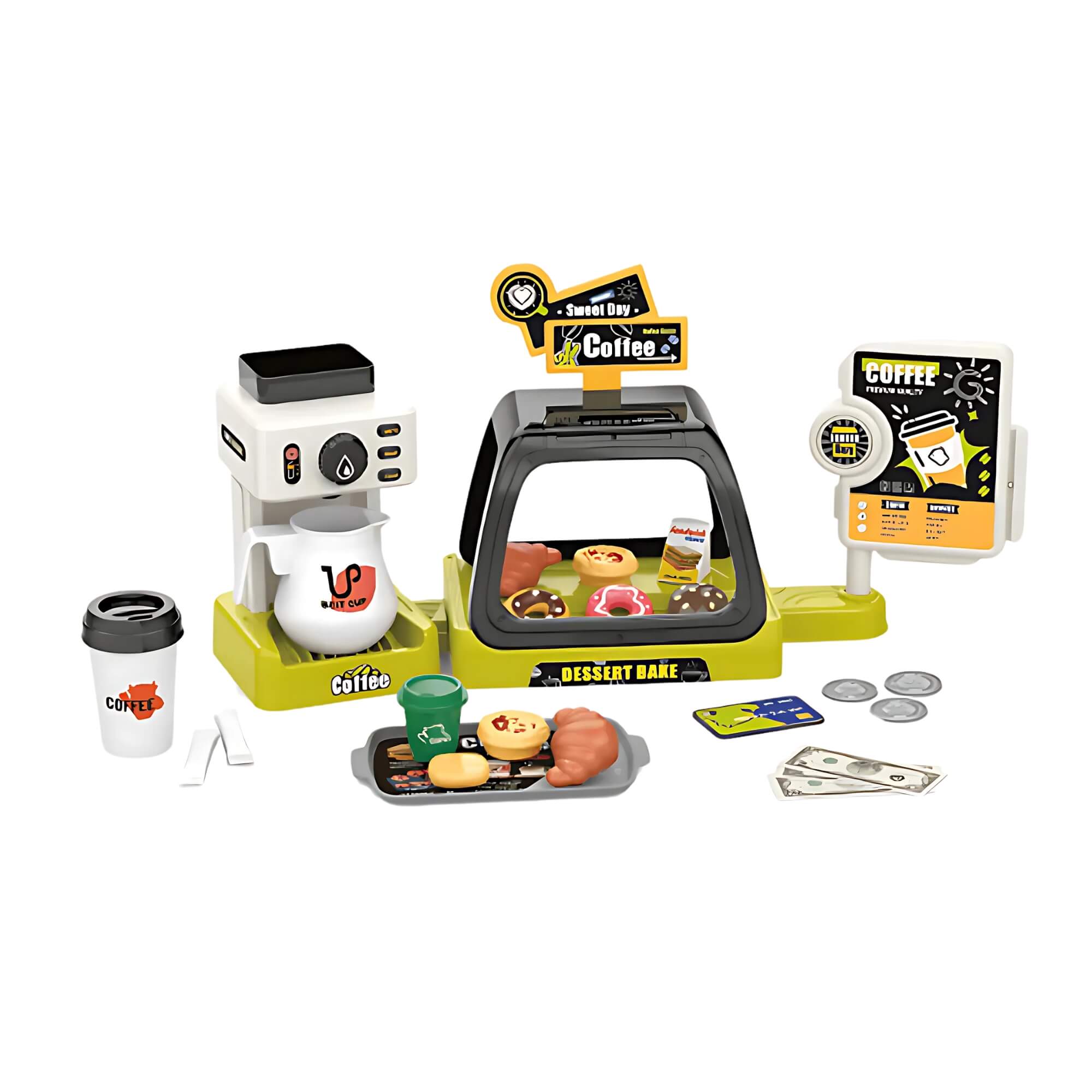 Brinquedo Infantil Cafeteira 3 em 1 com Som 48 Peças Xalingo - 11750