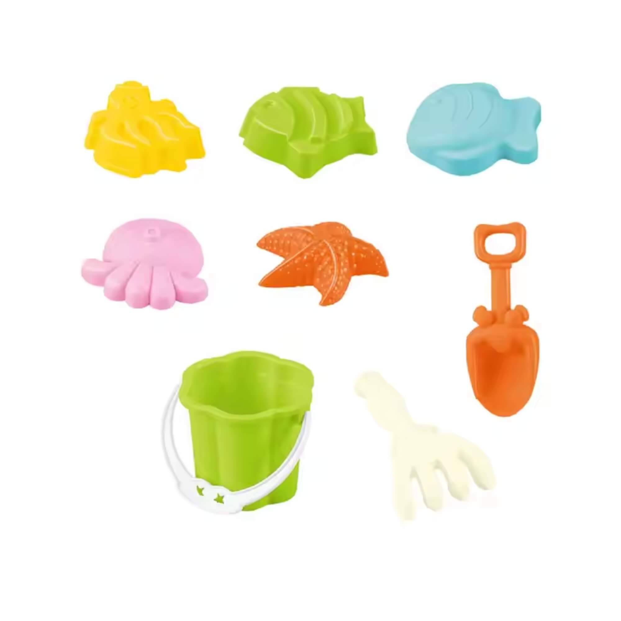 Brinquedo Infantil Mochilinha de Praia 9 Peças Xalingo - 93945