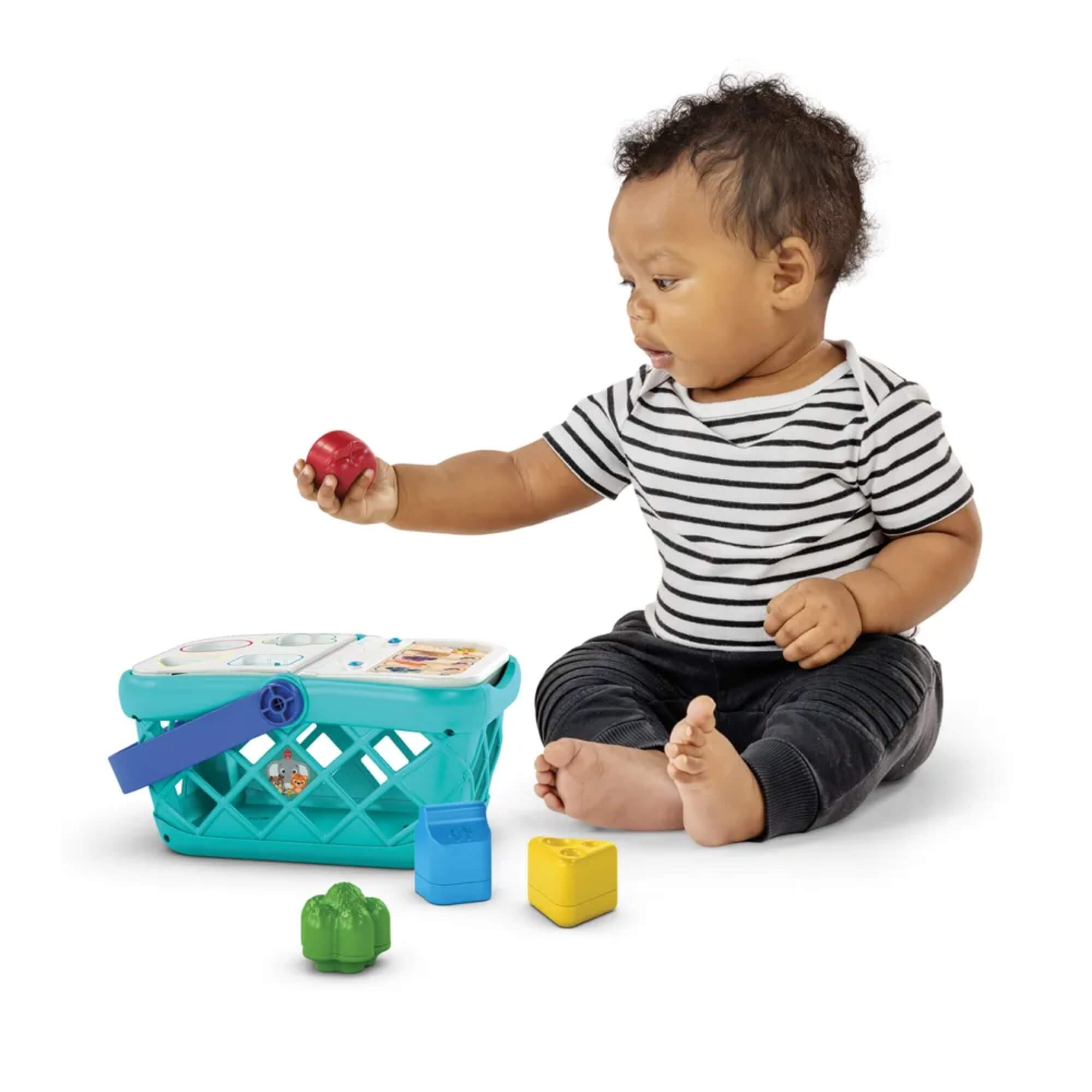 Brinquedo Infantil Cesta de Compras Interativa 5 Peças Xalingo - 98376