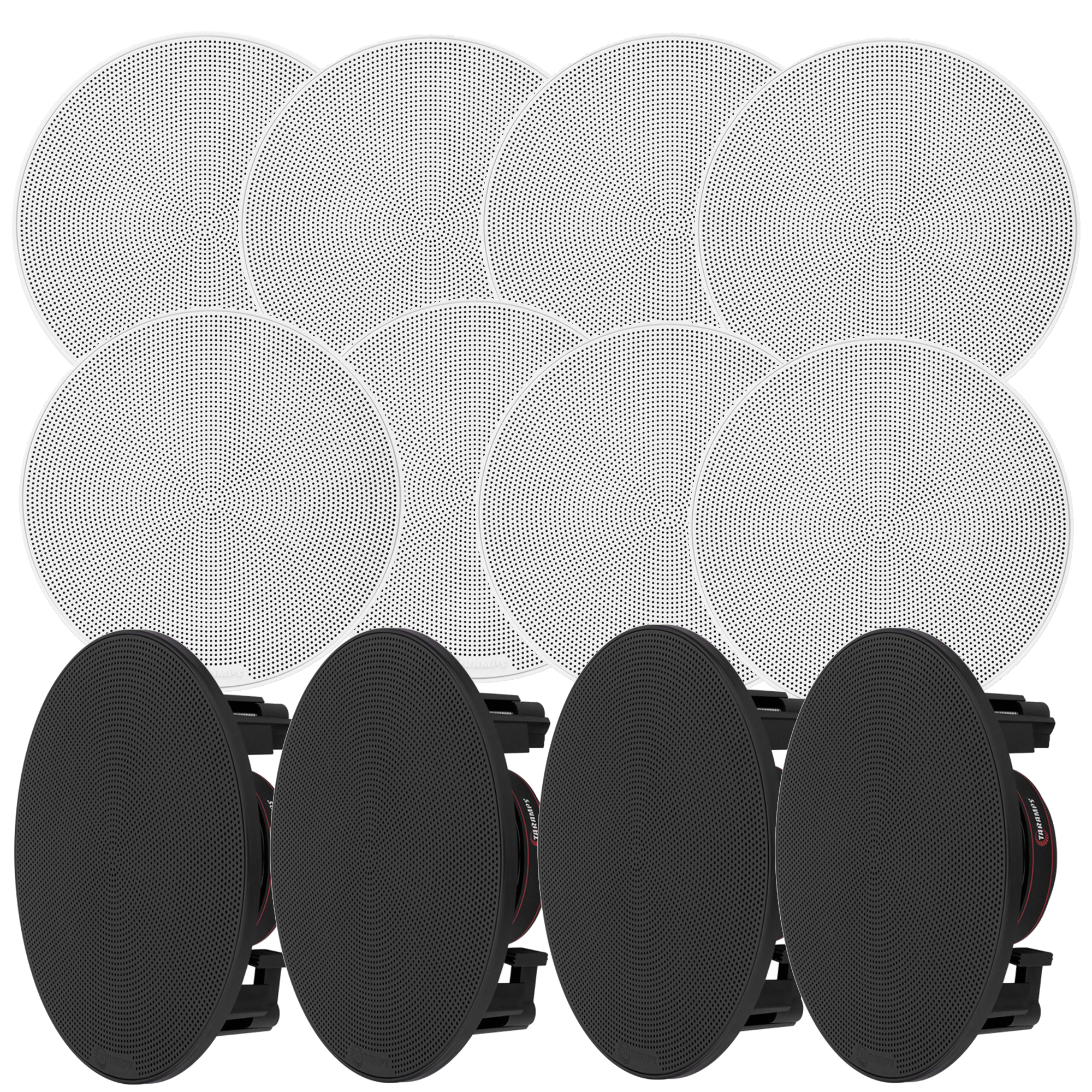 COMP Kit Arandela 6" Branca e Preta  40 Watts RMS Taramps 4 e 8 Ohms