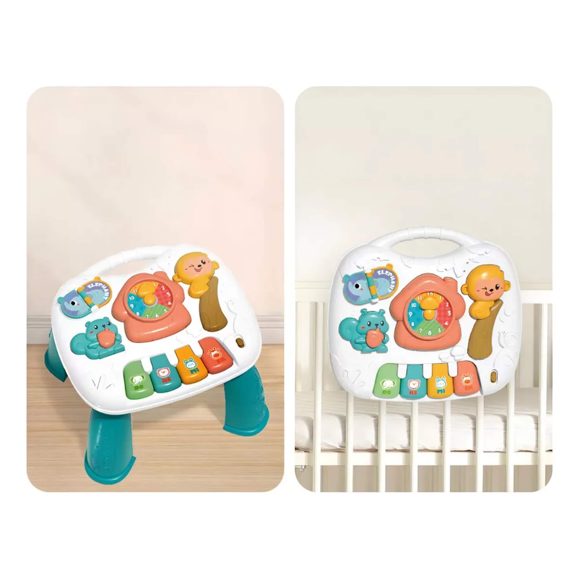 Brinquedo Infantil Mesa Musical Educativa Zoo com Luz Zippy Toys - 10387