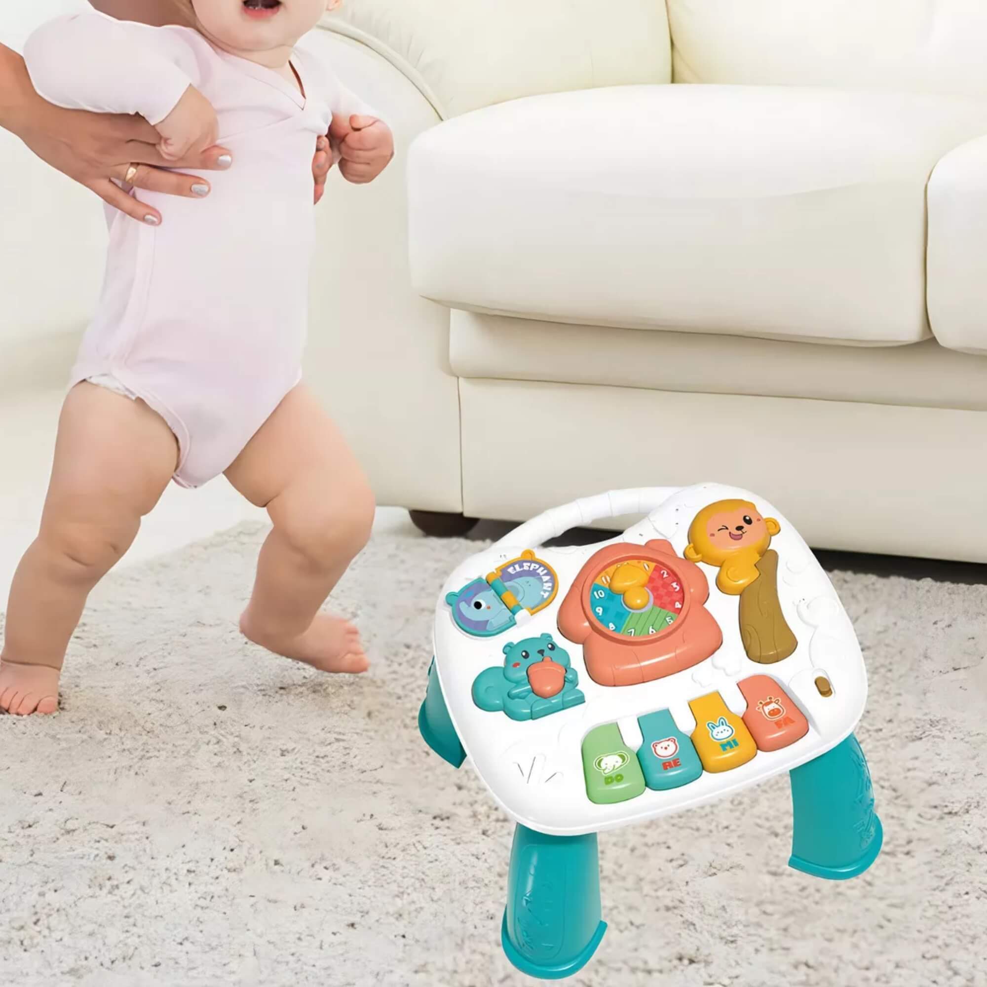 Brinquedo Infantil Mesa Musical Educativa Zoo com Luz Zippy Toys - 10387
