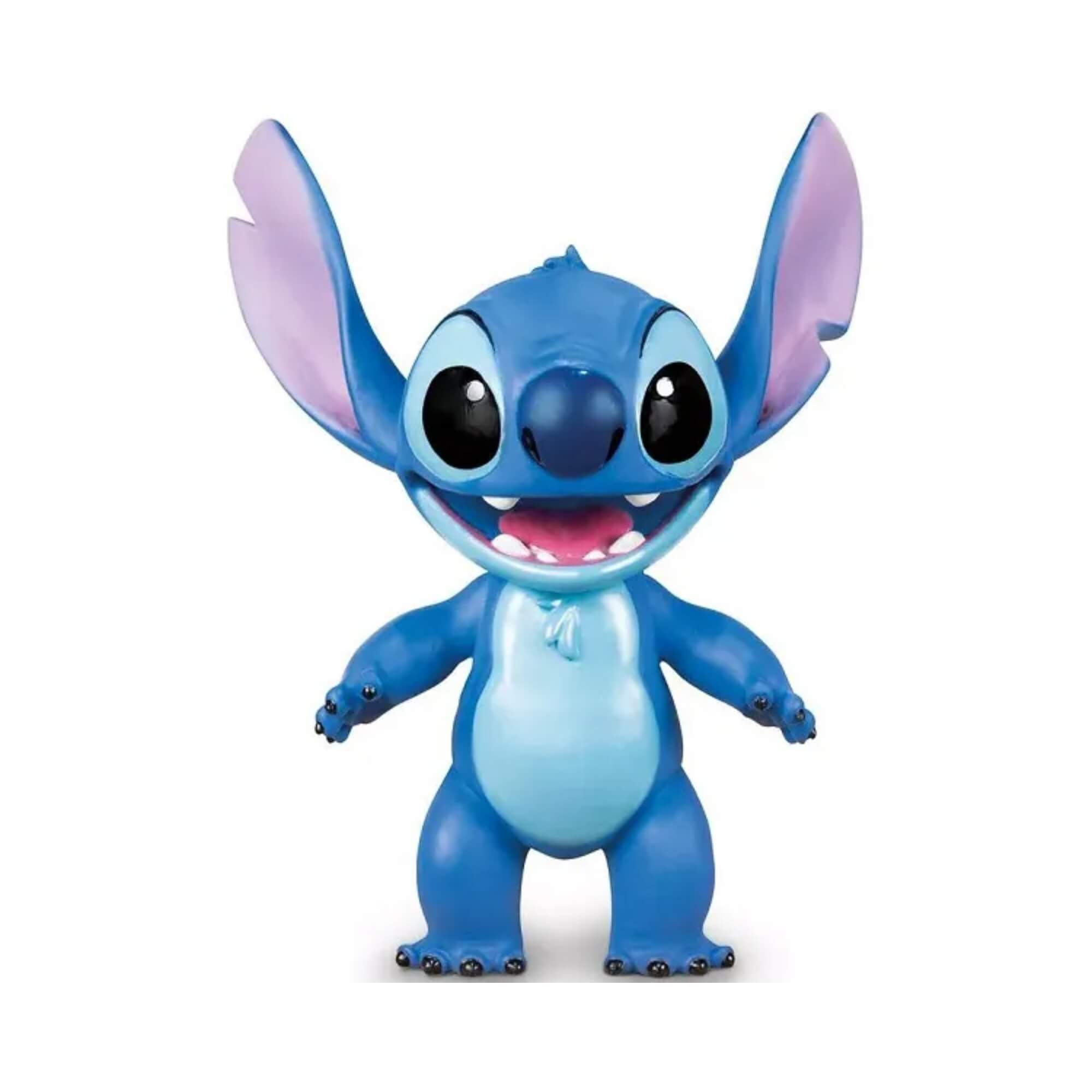 Brinquedo Infantil Boneco Stitch Gigante 40cm Articulado com Acessórios Cartonados Mimo Toys - 0425