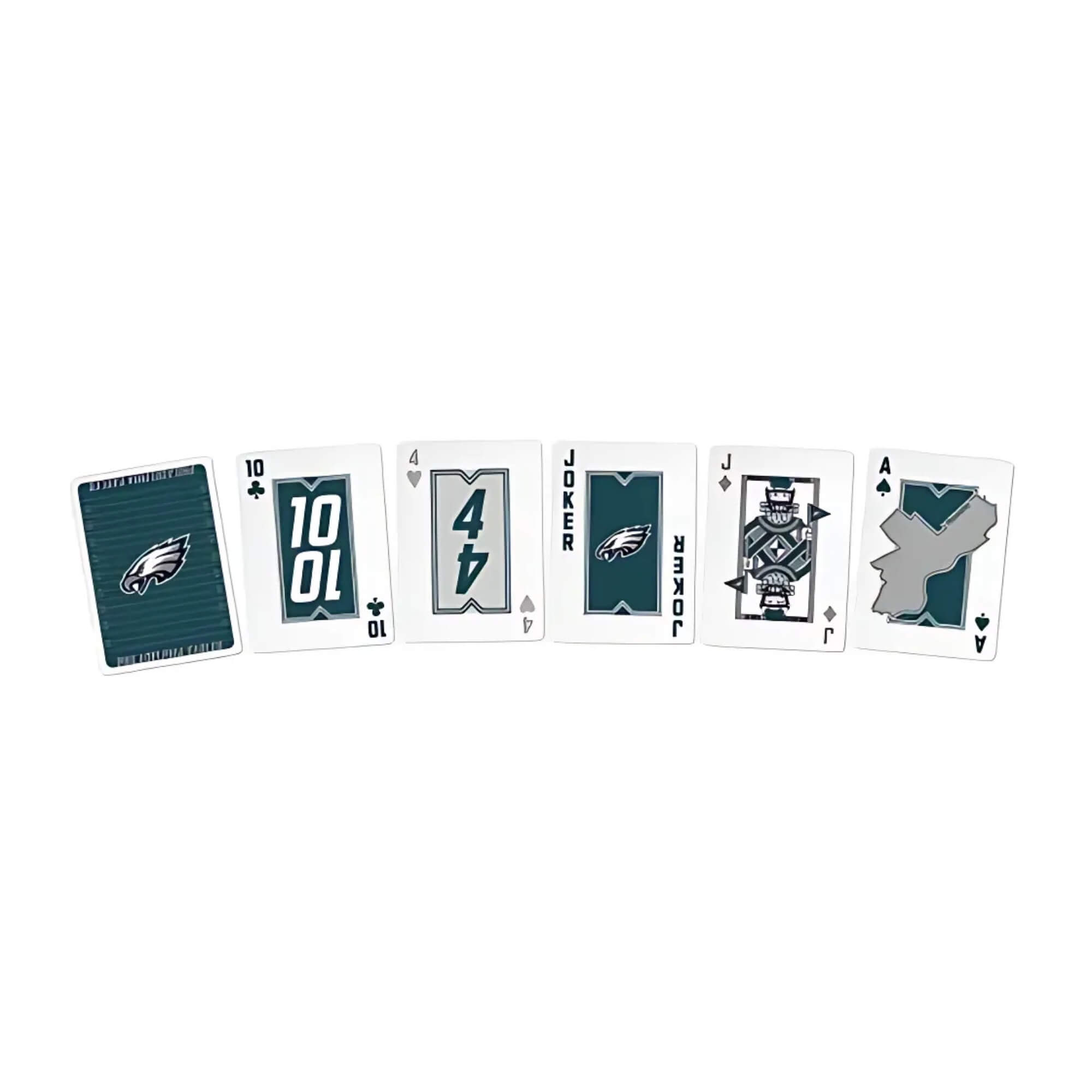 Jogo de Cartas Baralho NFL Philadelphia Eagles 55 Cartas Copag - 34585
