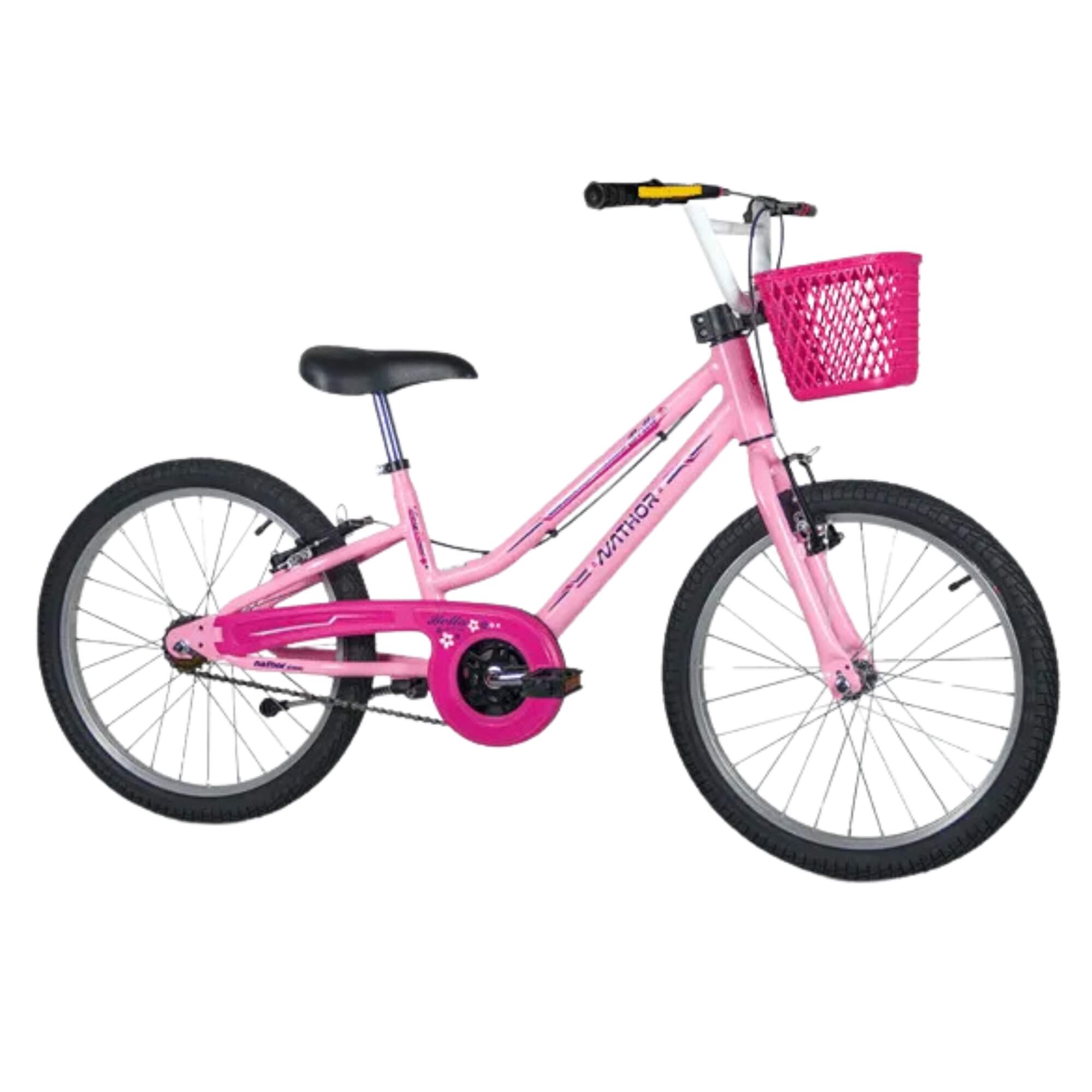 Bicicleta Infantil Aro 20 Bella Rosa Nathor - 101200160004