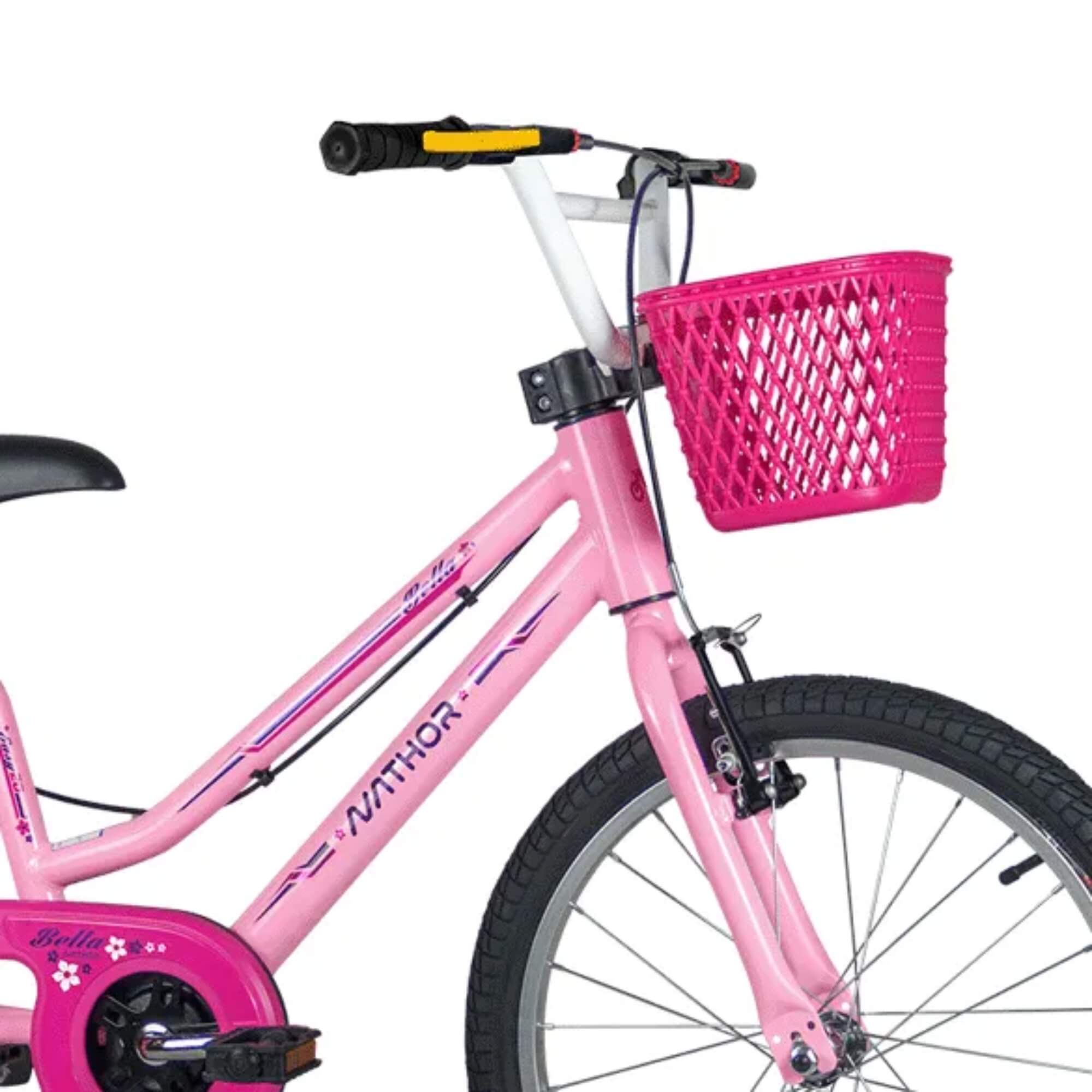 Bicicleta Infantil Aro 20 Bella Rosa Nathor - 101200160004