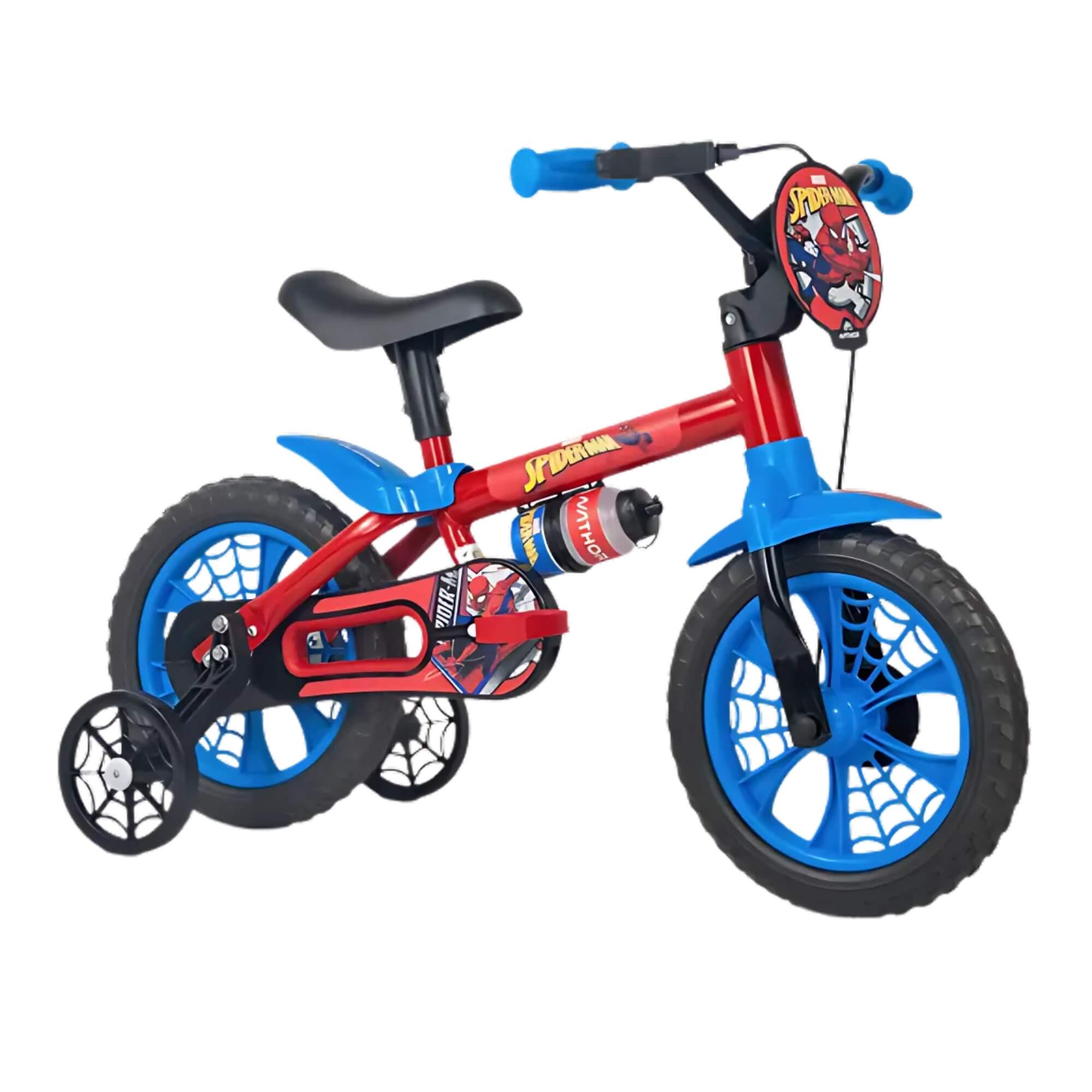 Bicicleta Infantil Aro 12 Homem-Aranha Heróis Marvel Nathor - 101260160000