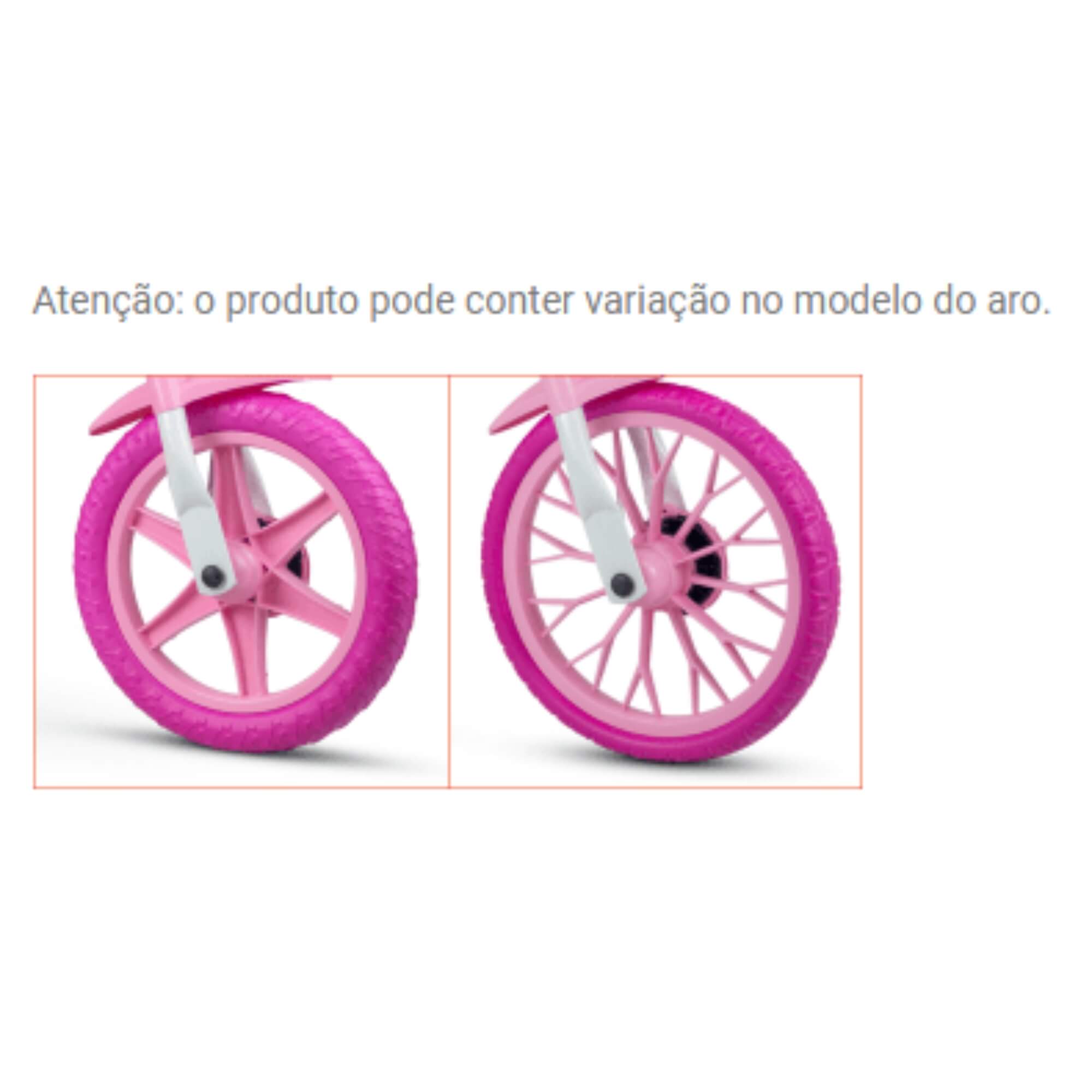Bicicleta Infantil Aro 12 Homem-Aranha Heróis Marvel Nathor - 101260160000