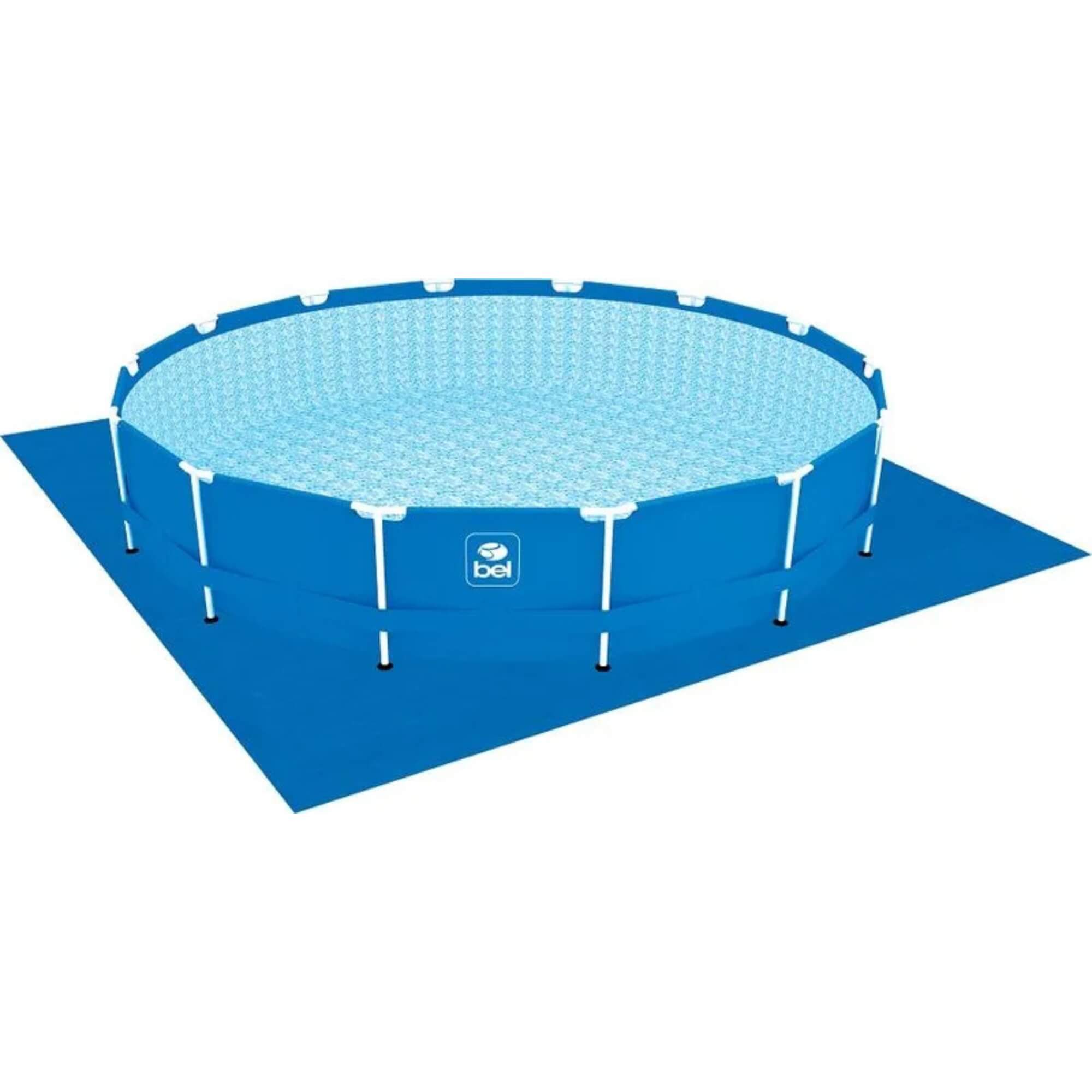 Piscina de Armação 13.000L 4,57m + Filtro 110v  + Lona 4,88m + Escada 91cm BEL - 510300
