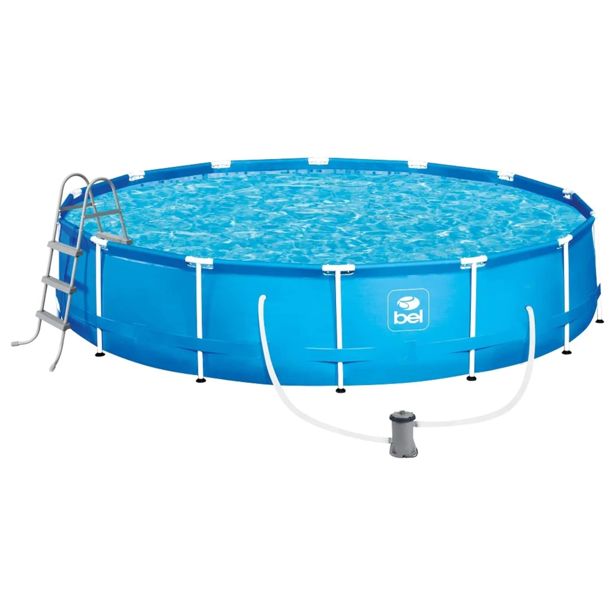 Piscina de Armação 13.000L + Cobertura 4,57m + Lona 4,88m + Escada + Filtro 220V Bel - 511300