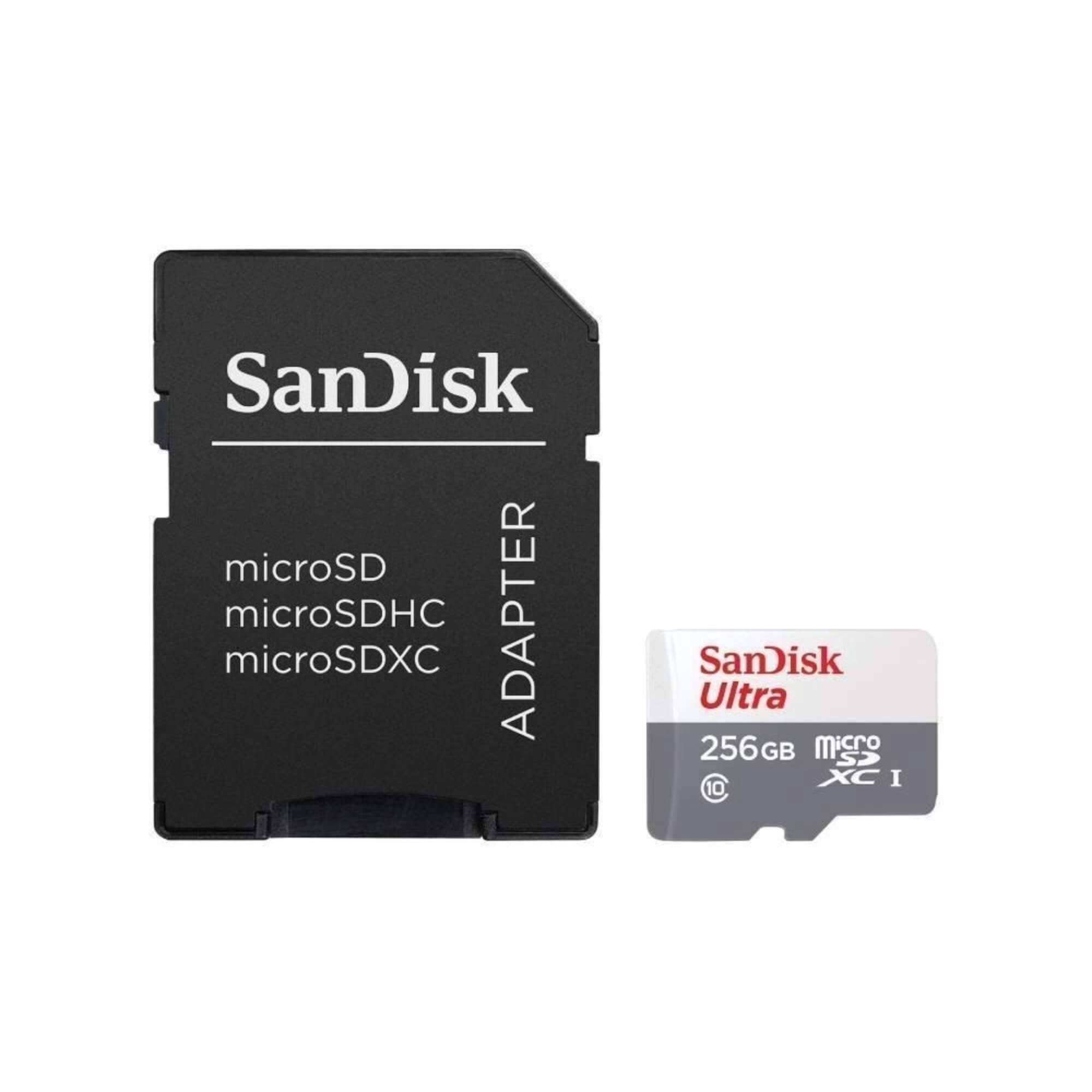 Cartão de Memória MicroSd 256GB Ultra 100MB Sandisk - 53