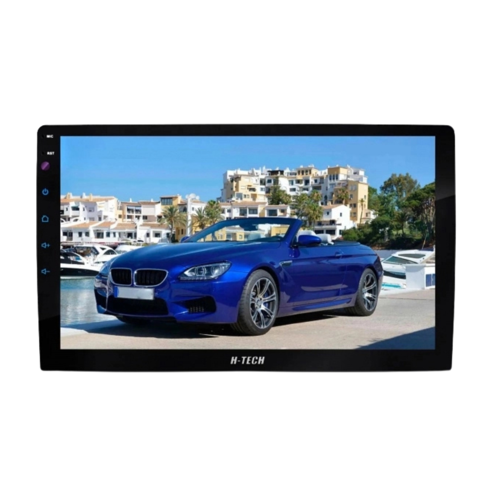 Central Multimídia MP5 1 Din 9 Pol com Espelhamento BT USB Full Touch H-Tech - HT-9001G4