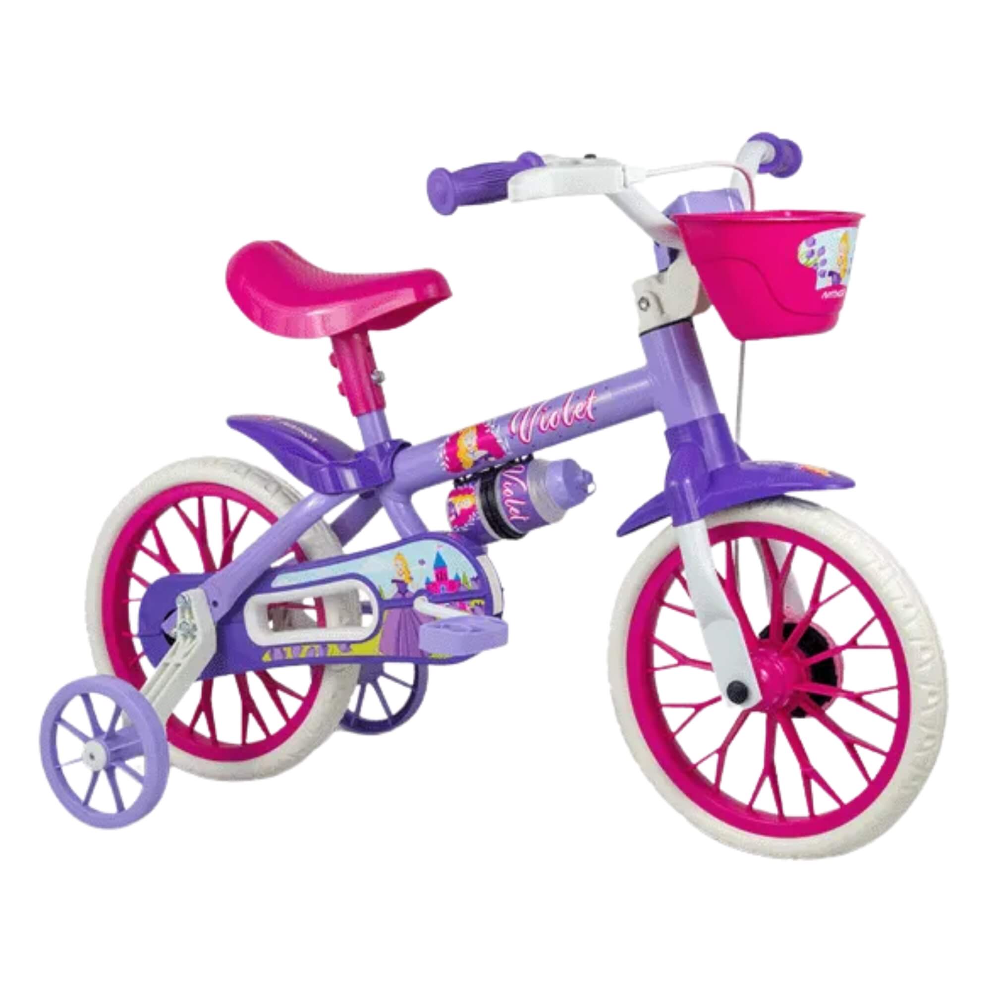 Bicicleta Infantil Aro 12 Violet 4 Nathor - 100010160052