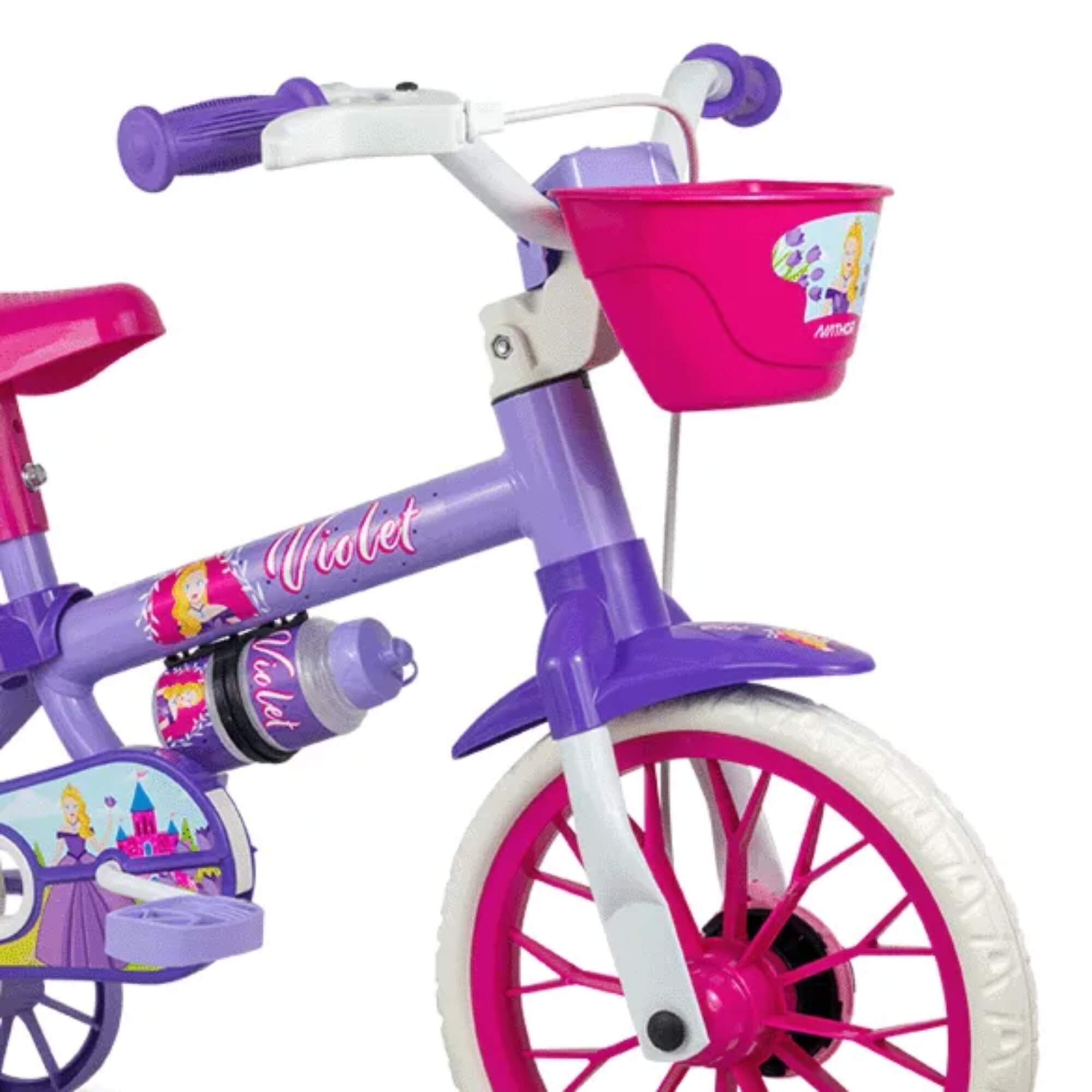 Bicicleta Infantil Aro 12 Violet 4 Nathor - 100010160052