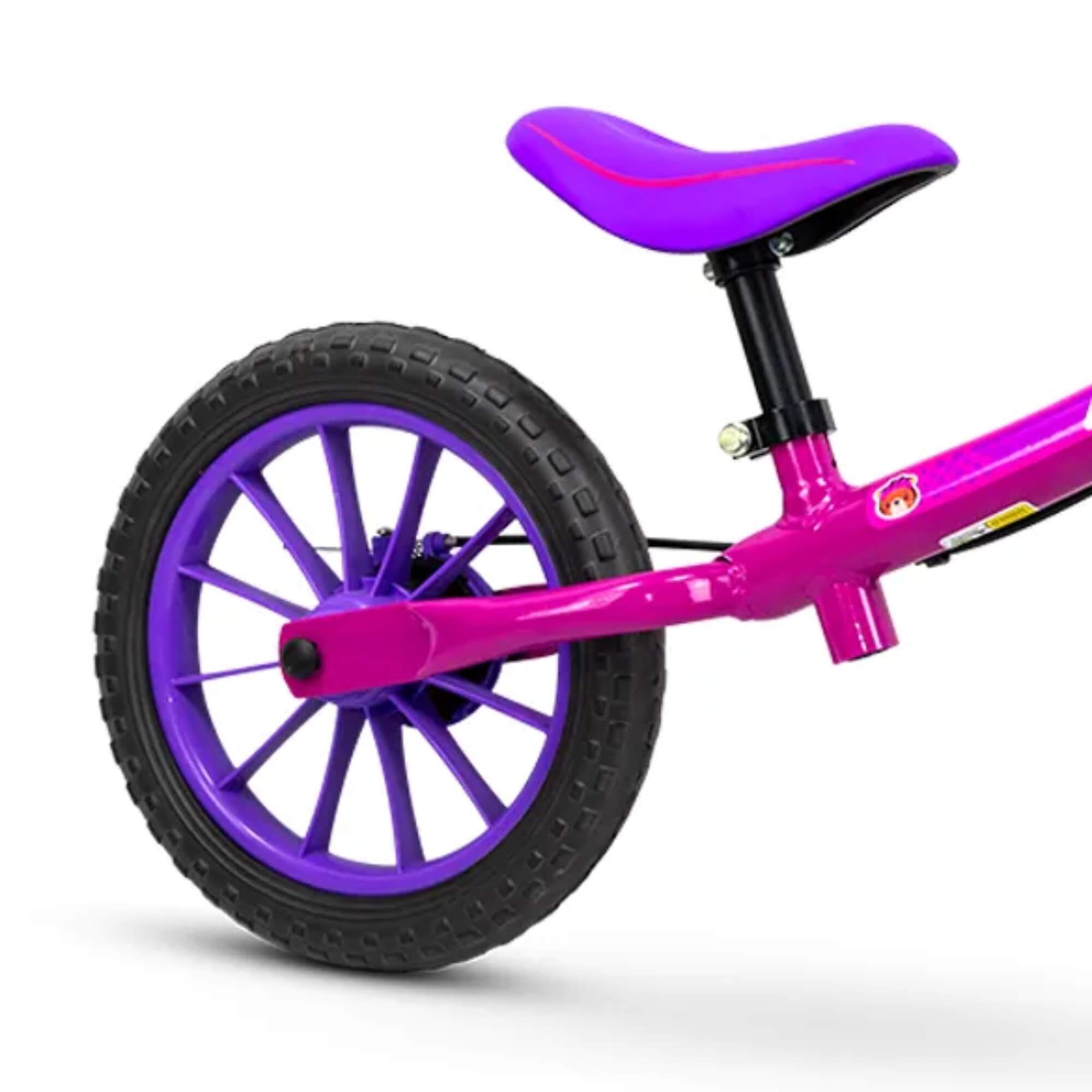 Bicicleta Infantil de Equilíbrio Balance Bike Feminina 3 Nathor - 100900160018