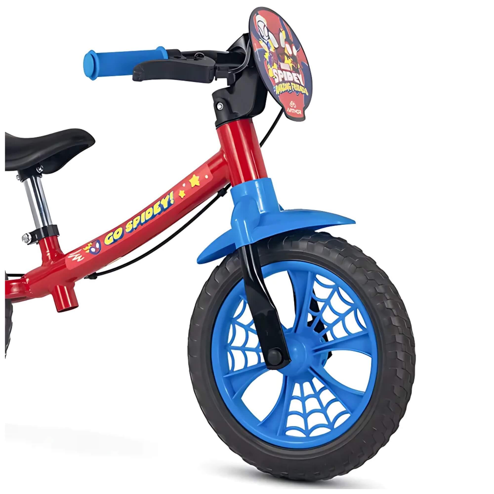 Bicicleta do Equilíbrio Infantil Bike Aro 12 Homem-Aranha Nathor - 100960160000