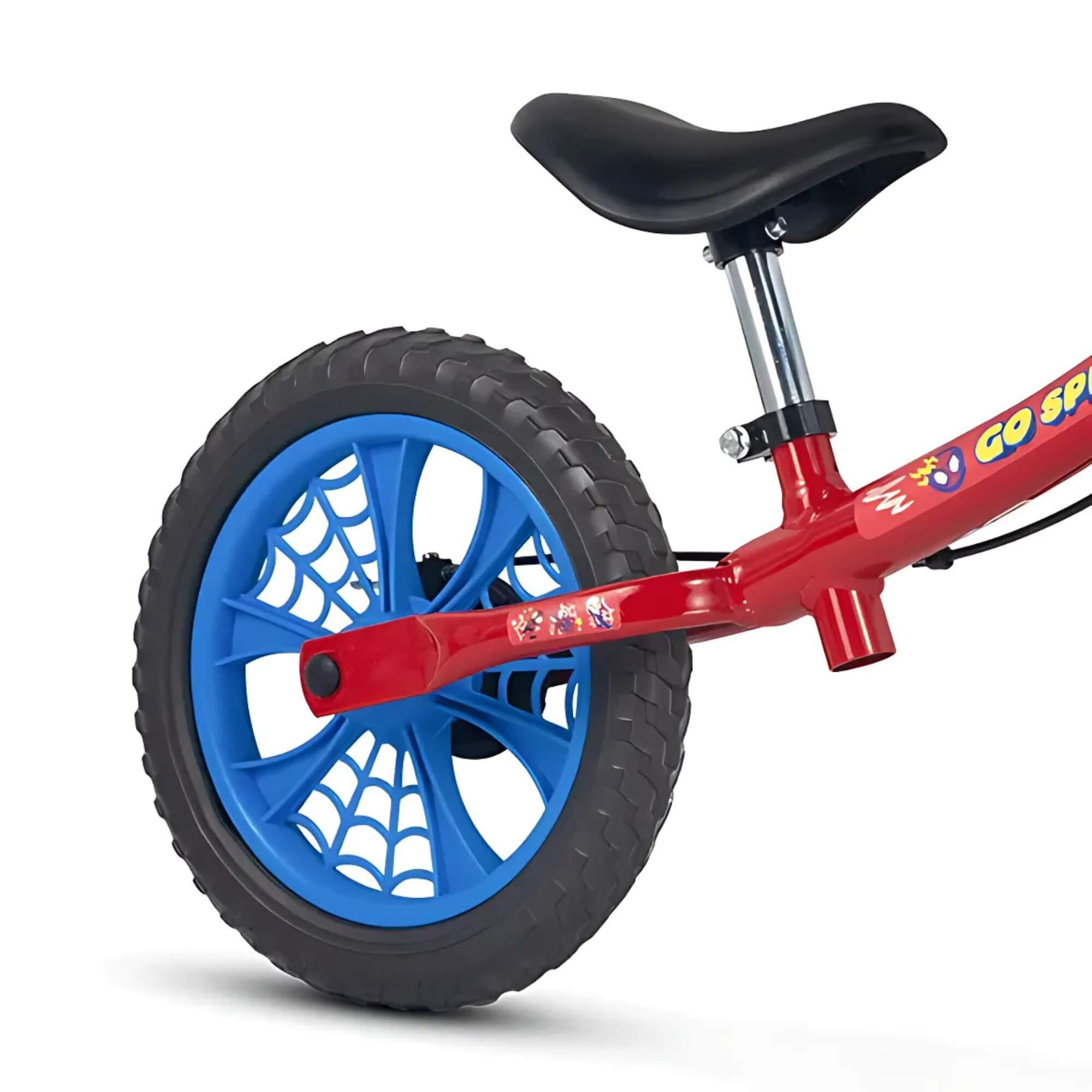 Bicicleta do Equilíbrio Infantil Bike Aro 12 Homem-Aranha Nathor - 100960160000