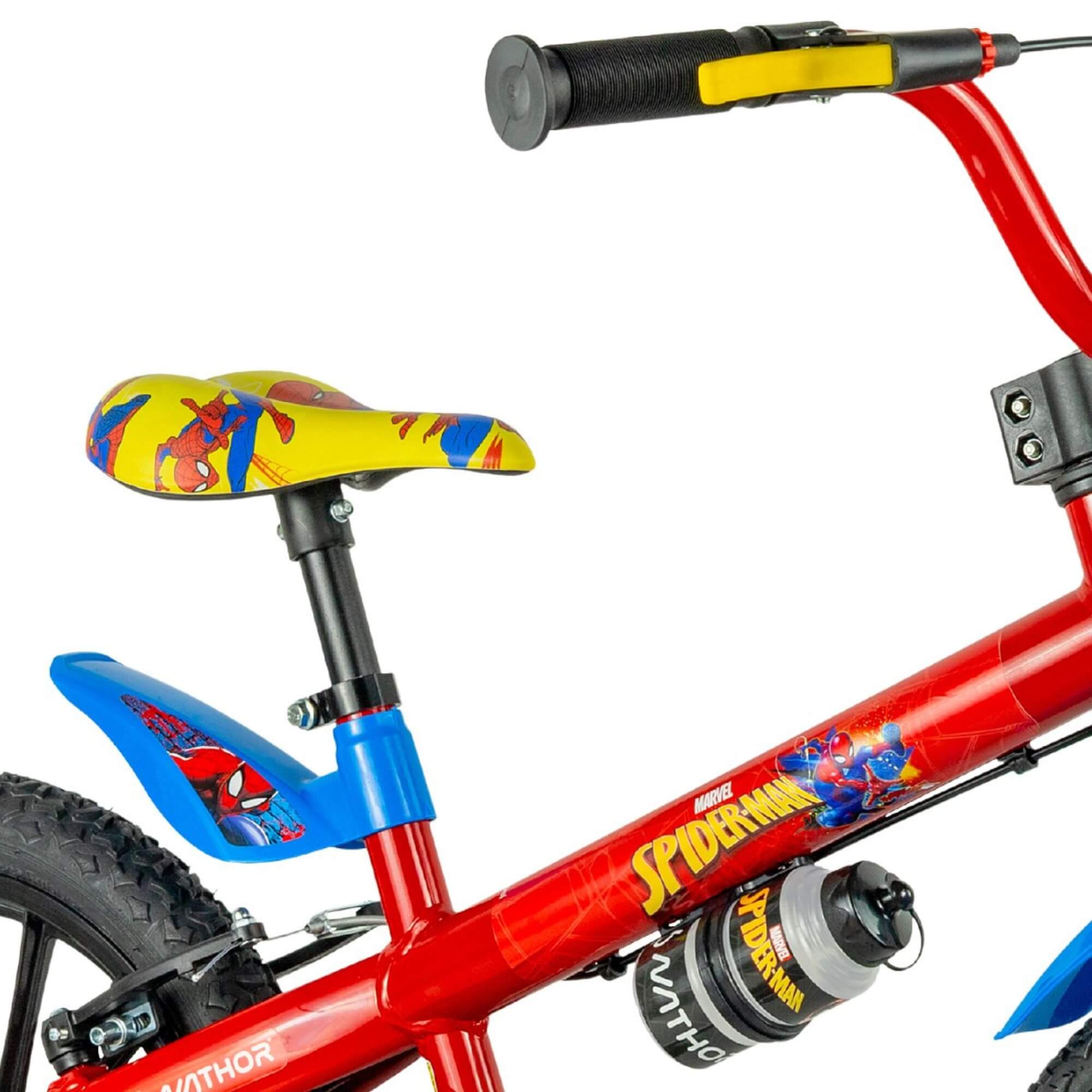 Bicicleta Infantil Aro 16 Homem-Aranha 02 Herói Vingadores Marvel Nathor - 101250160007