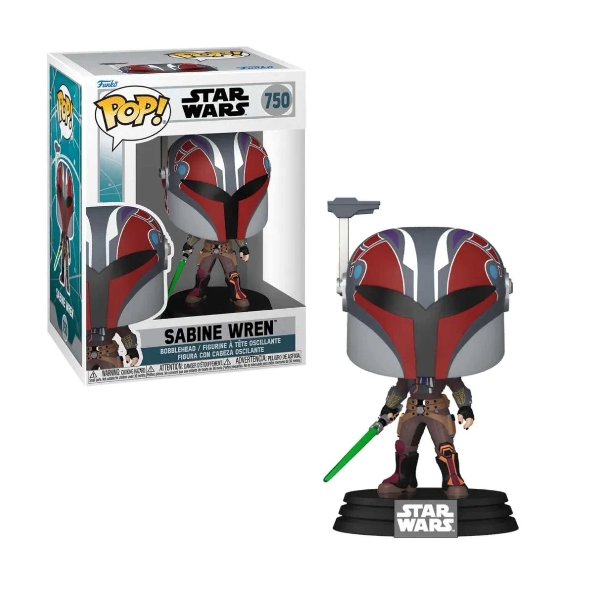 Boneco Funko Pop! Star Wars Ahsoka Sabine Wren 750 Candide - 11528