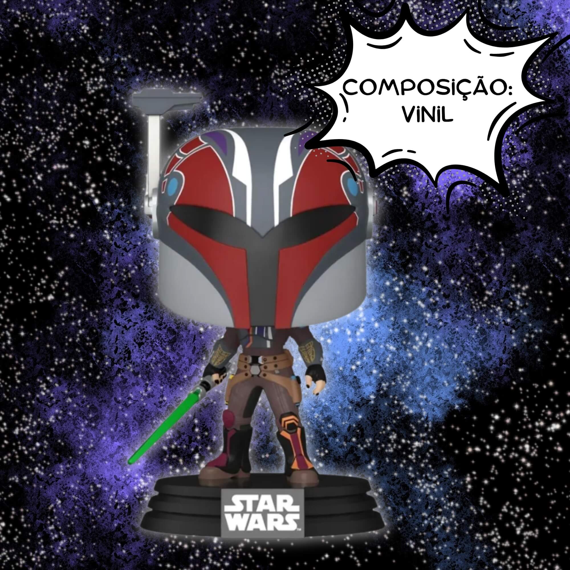 Boneco Funko Pop! Star Wars Ahsoka Sabine Wren 750 Candide - 11528