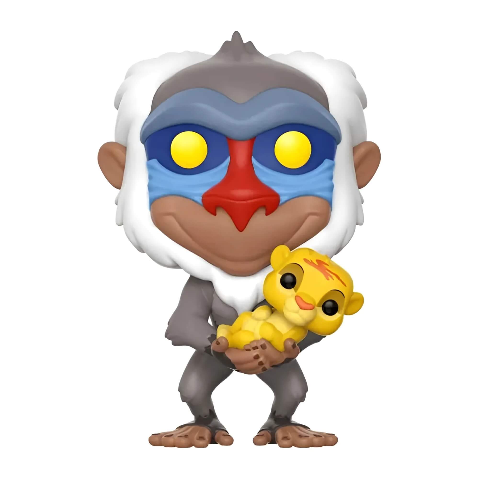 Boneco Colecionável Funko Pop! Disney O Rei Leão  Rafiki C/ Simba 301 Candide - 11798