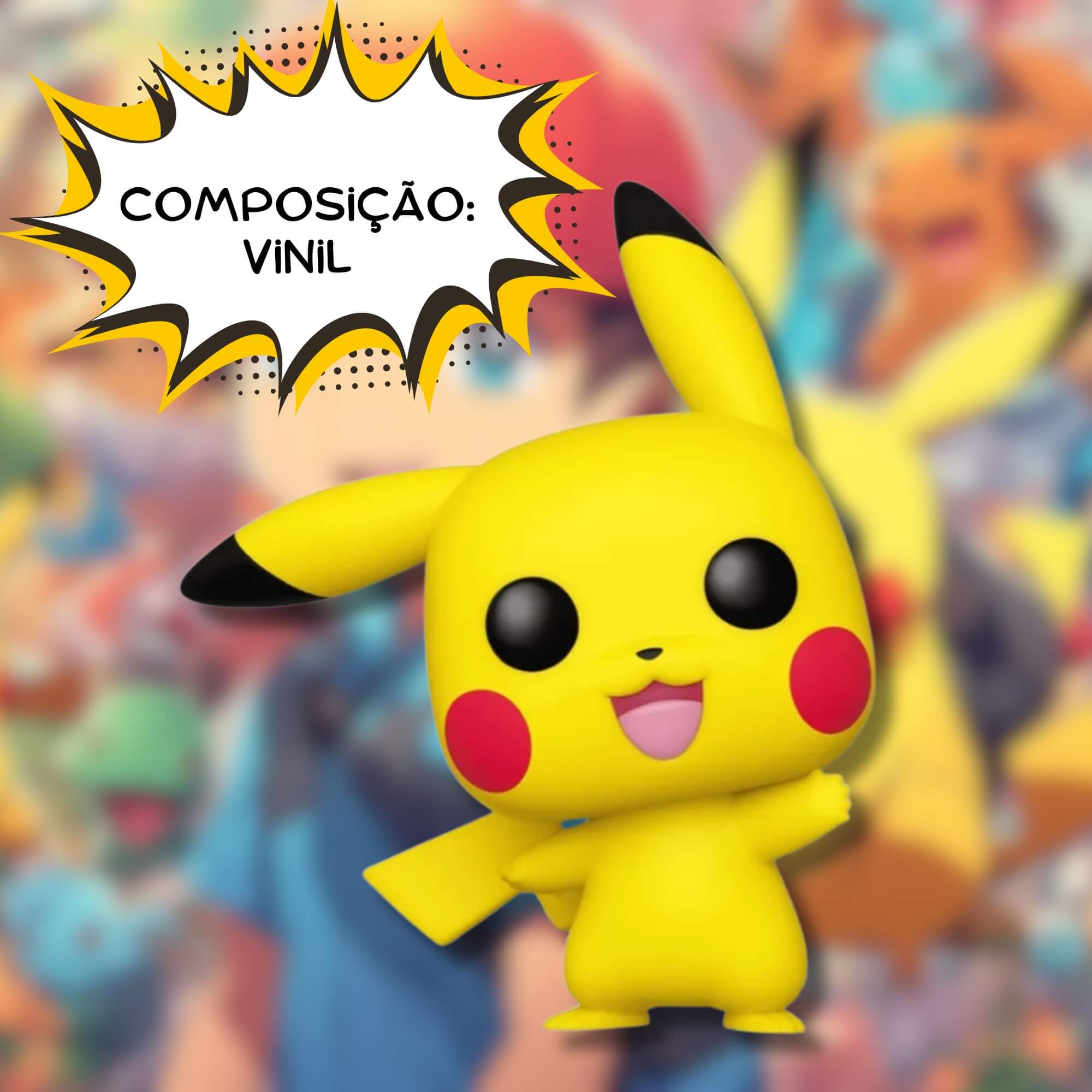 Boneco Funko Pop! Pokémon Pikachu 553 Candide - 11047