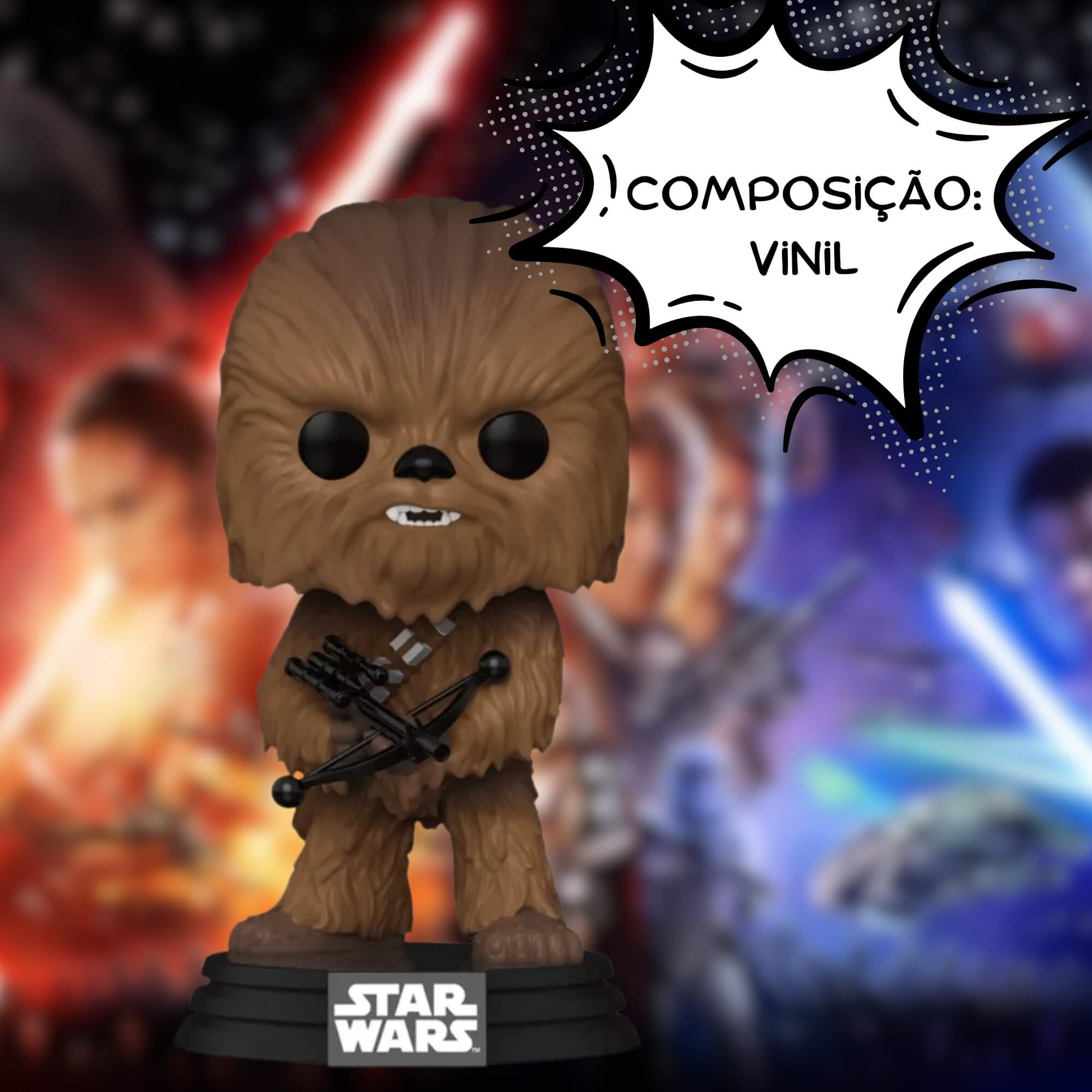 Boneco Funko Pop! Star Wars Episodio IV Chewbacca 596 Candide - 11056