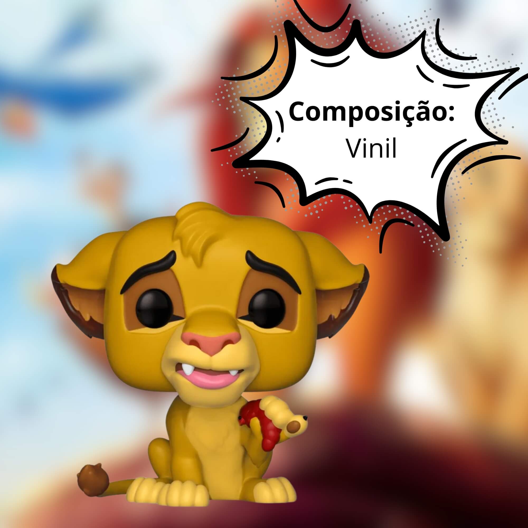 Boneco Funko Pop! Disney - O Rei Leão - Simba 496 Candide - 11800