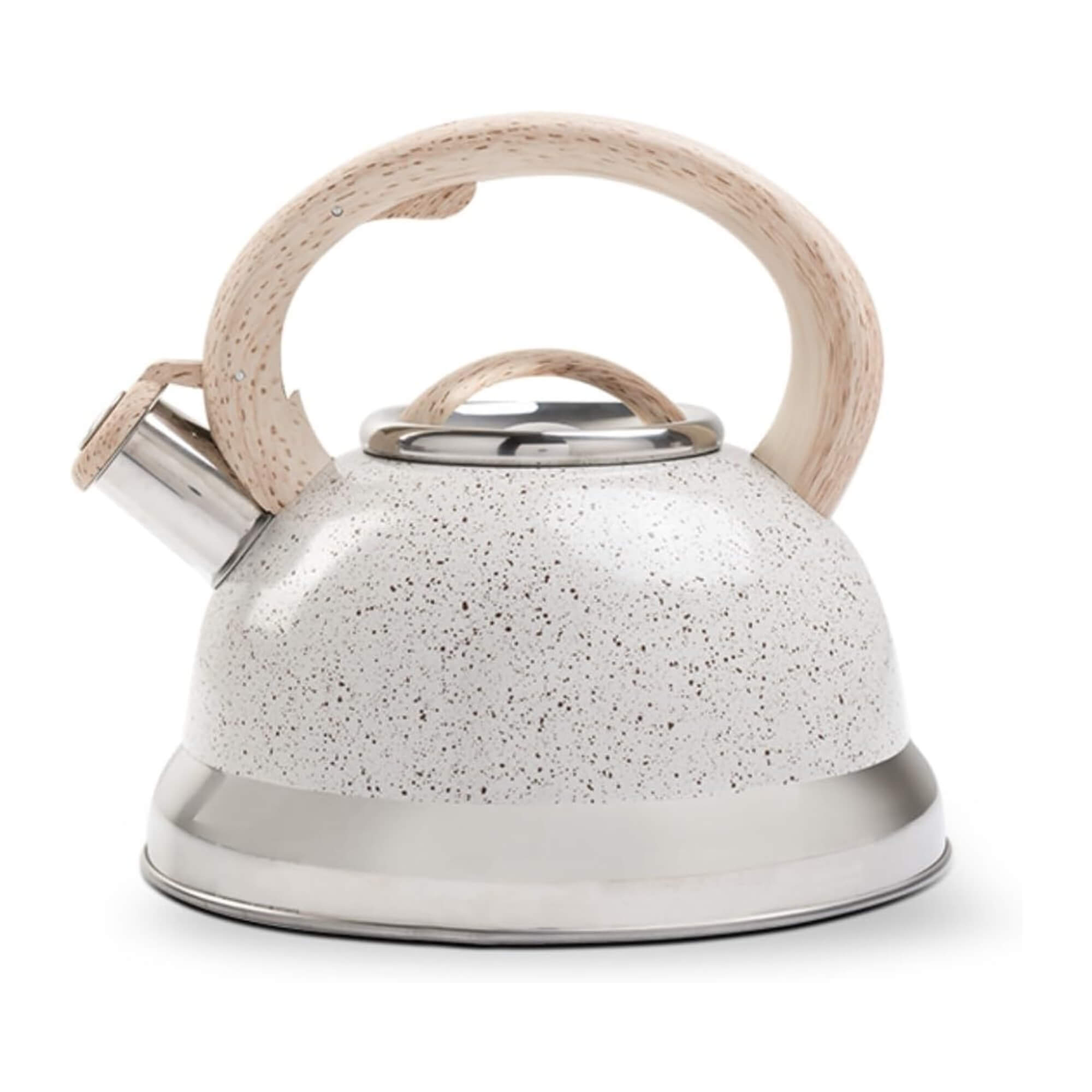 Chaleira de Inox com Apito 2,7 L Roma com Indução Vanilla Brinox - 4875/110