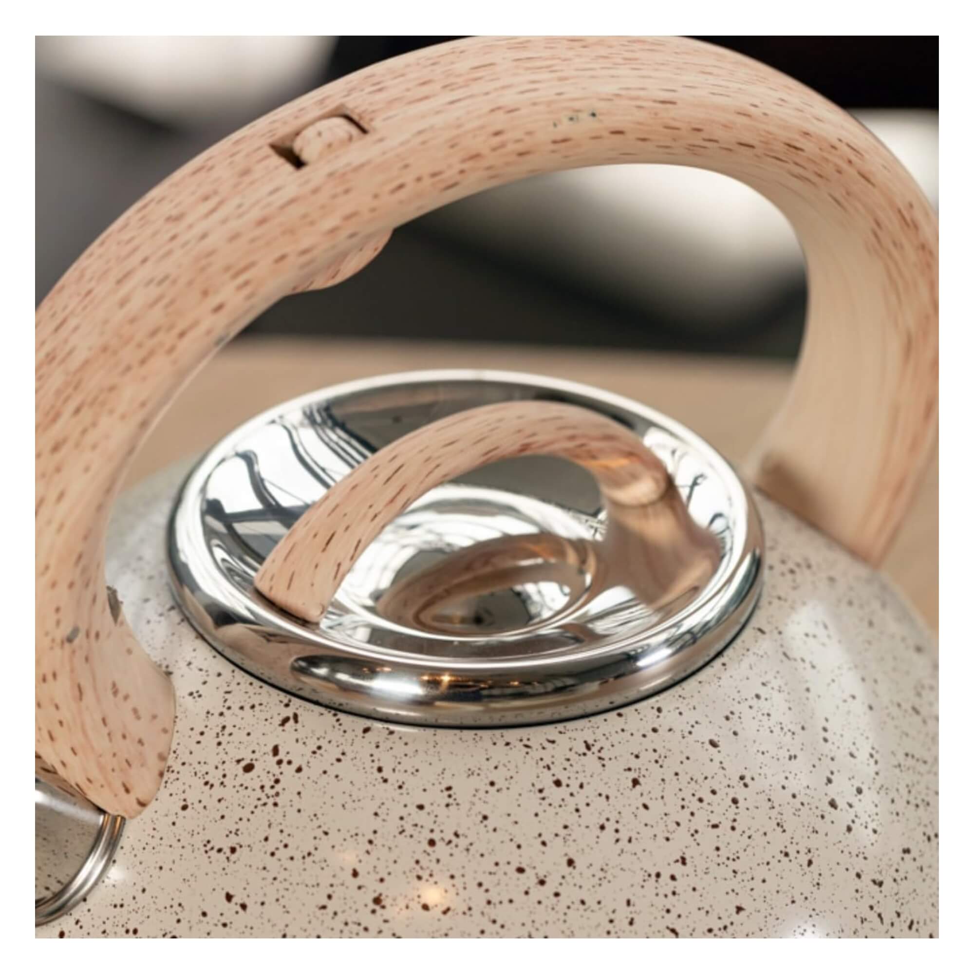 Chaleira de Inox com Apito 2,7 L Roma com Indução Vanilla Brinox - 4875/110