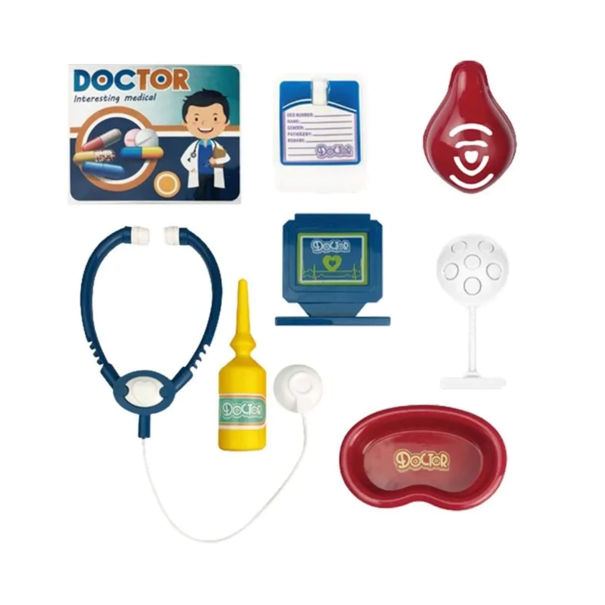 Brinquedo Infantil Kit Primeiros Socorros Brincando de Ser Médico Multikids - BR1852