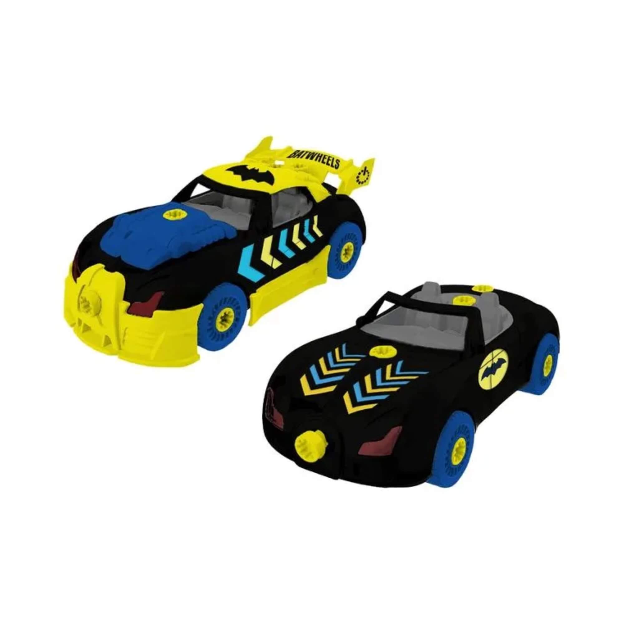 Brinquedo Infantil Carrinho de brinquedo Batwheels 2 em 1 Turbo Tools Bugatti DC Multikids - BR2158