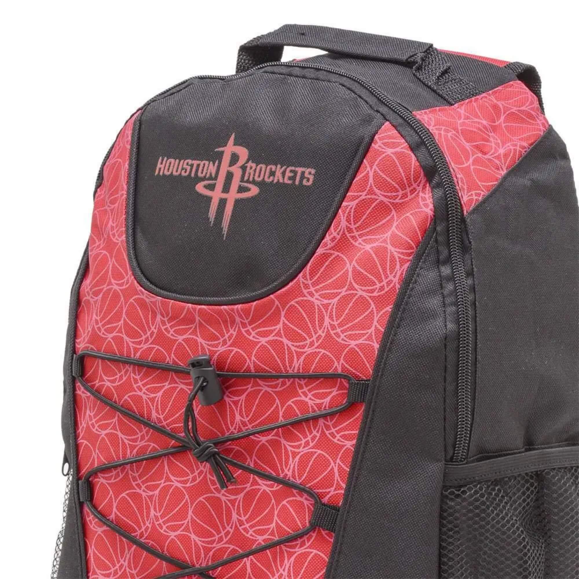 Mochila Bungee com Elástico Houston Rockets Futebol e Magia - 5718