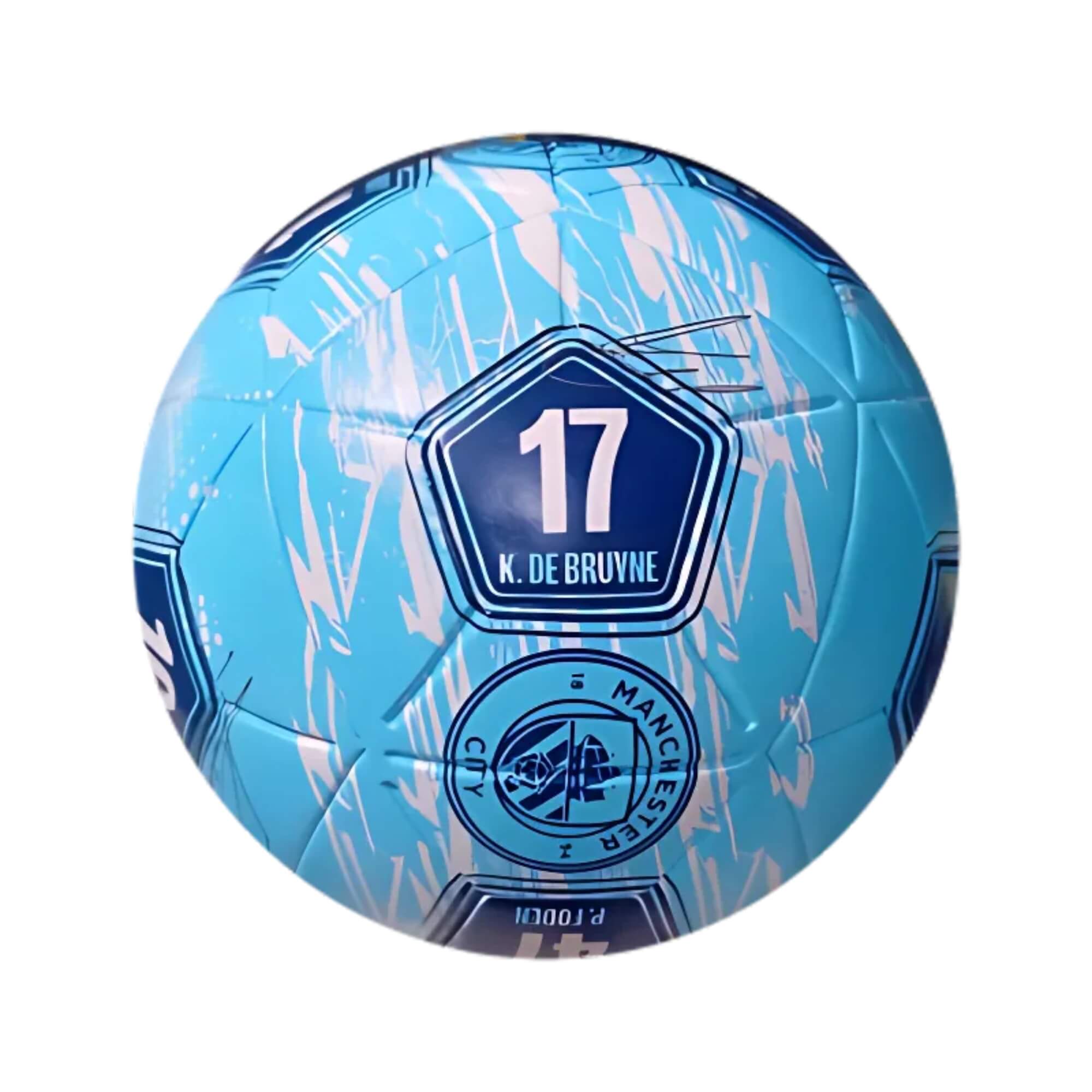 Bola de Futebol PVC/PU Nº5 Assinaturas Manchester City Futebol e Magia - 1382