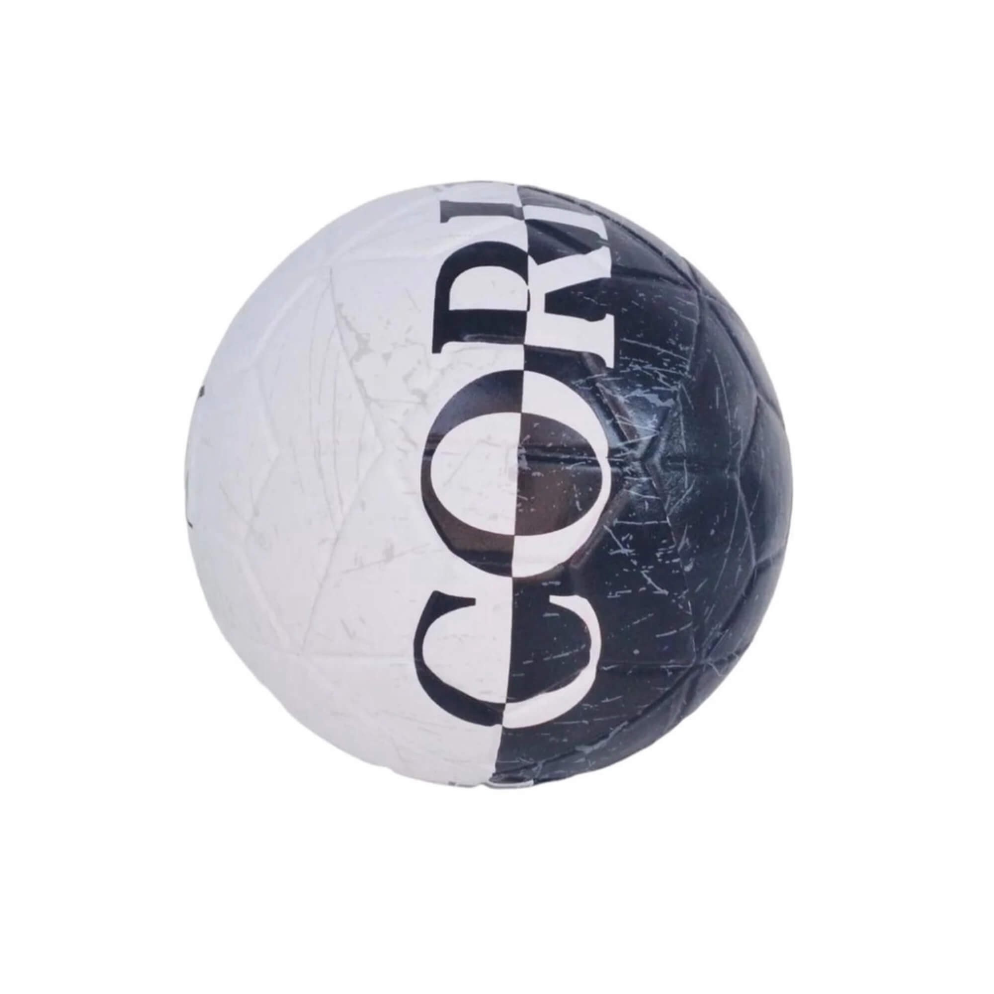 Bola de Futebol Nº 5 Corinthians Preta e Branca PVC/PU Futebol e Magia - 567