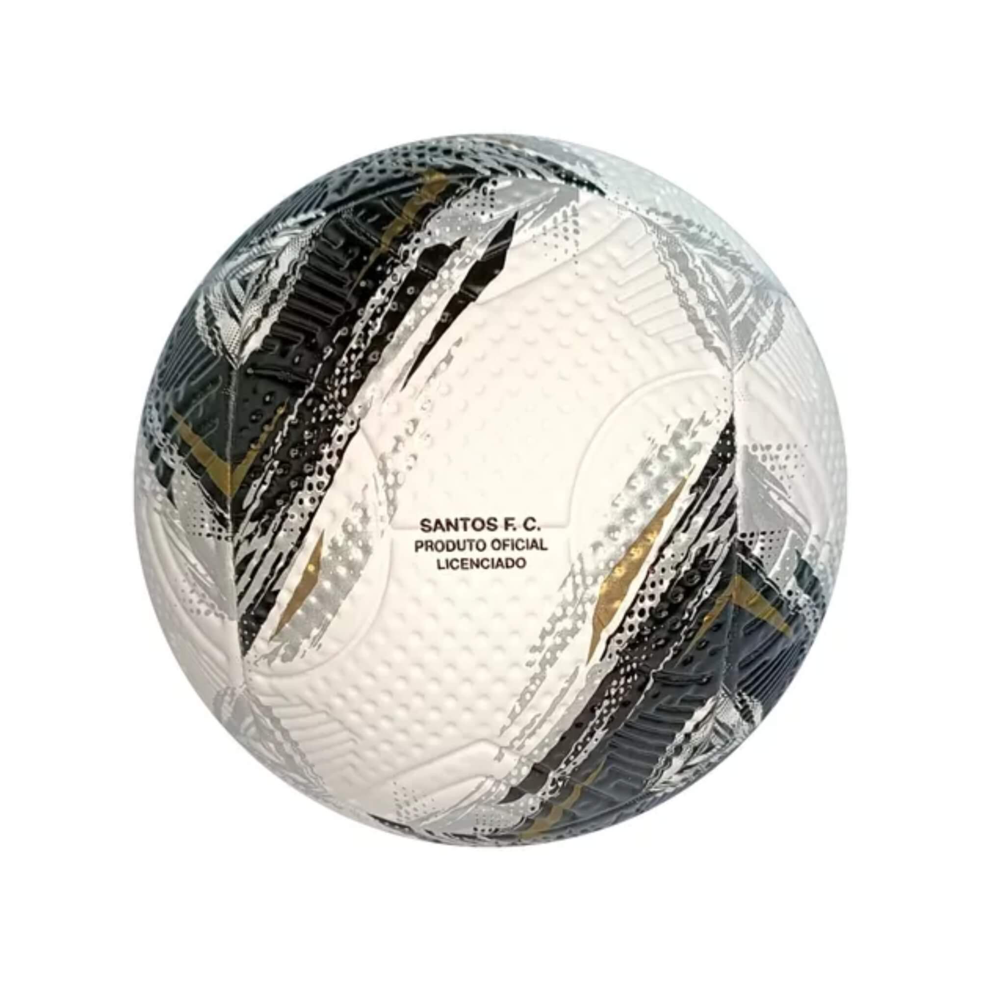 Bola de Futebol PVC/PU Número 5 Santos Futebol e Magia - 4013