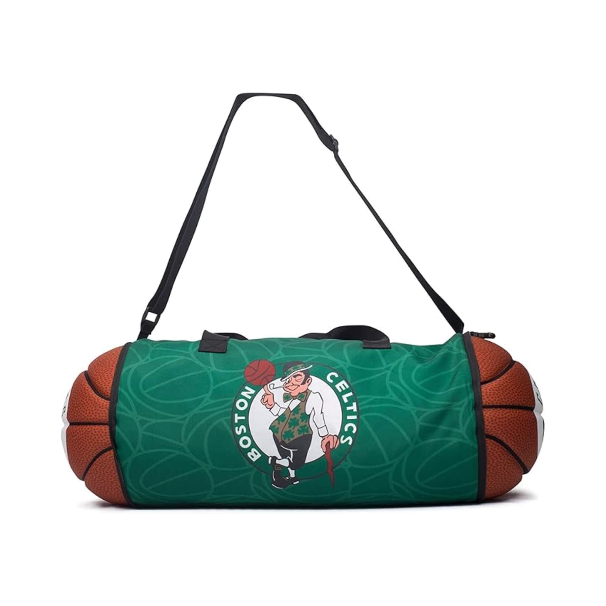 Bolsa Esportiva Oficial Dobrável em forma de Bola de Basquete Boston Celtics Futebol e Magia - 7035