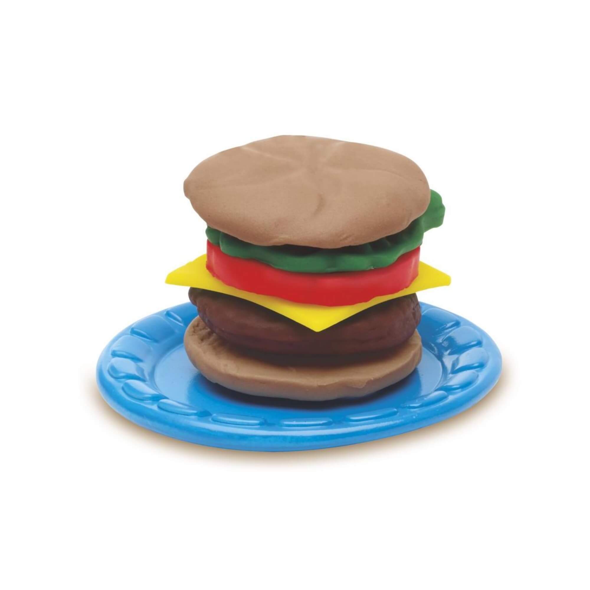 Brinquedo Play-Doh Festa do Hamburguer com 5 Potes de Massinhas e Acessórios Hasbro - 11631
