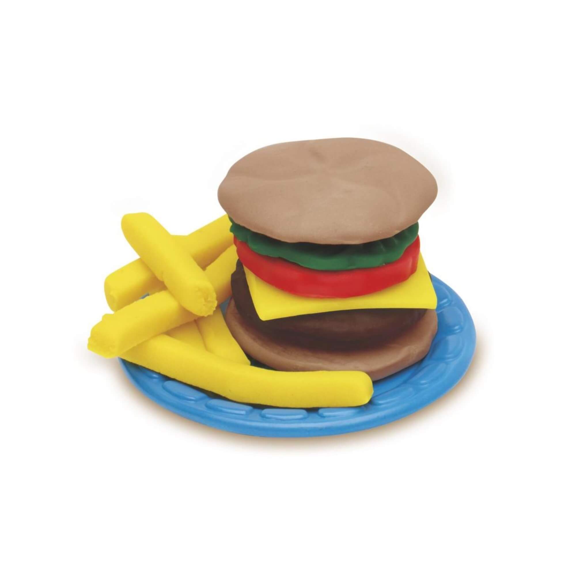 Brinquedo Play-Doh Festa do Hamburguer com 5 Potes de Massinhas e Acessórios Hasbro - 11631