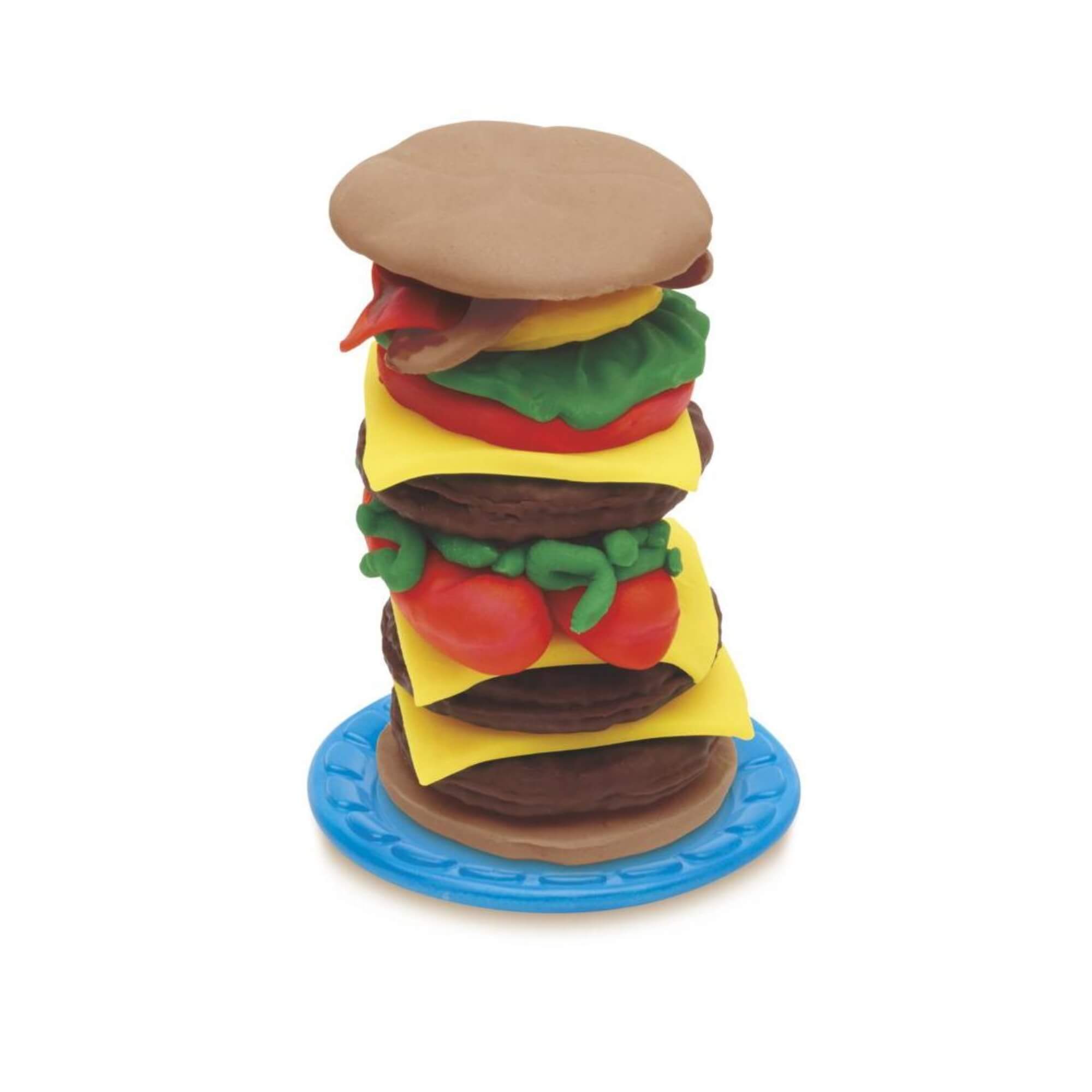 Brinquedo Play-Doh Festa do Hamburguer com 5 Potes de Massinhas e Acessórios Hasbro - 11631